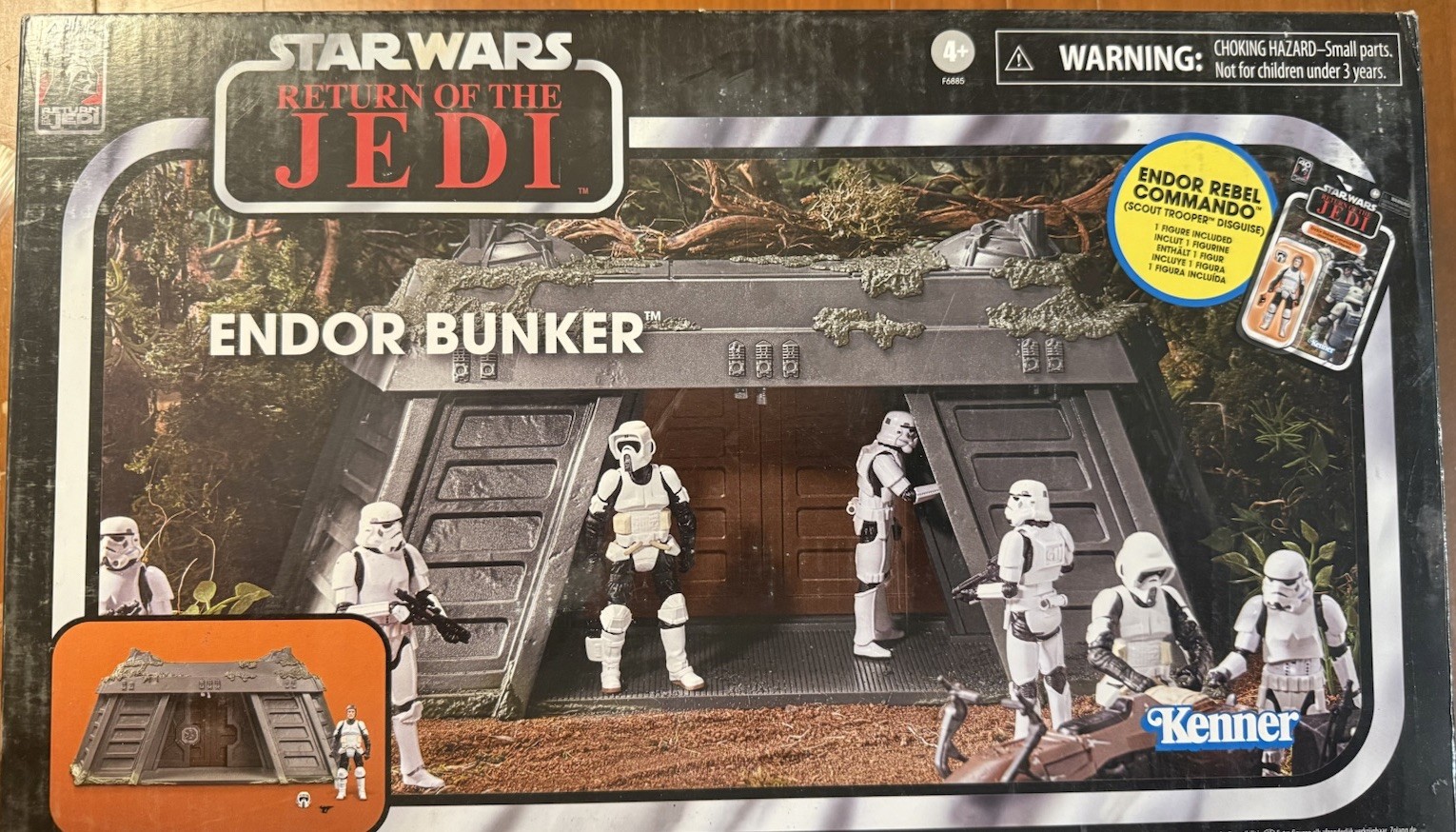 Star Wars Vintage Collection Endor Bunker Playset & FIGURE New