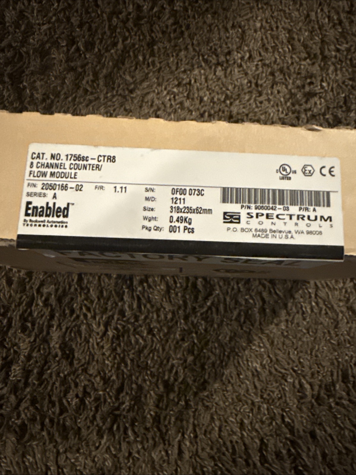 SPECTRUM CONTROLS 1756SC-CTR8 