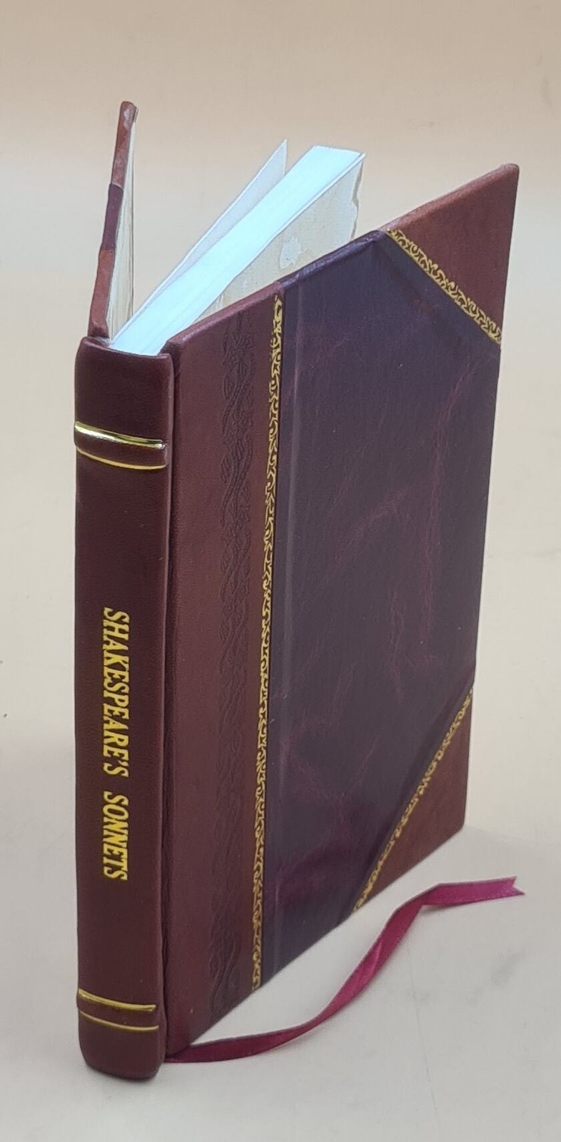 Shakespeare\'S Sonnets 1865 By Shakespeare, William [Leather Bound]