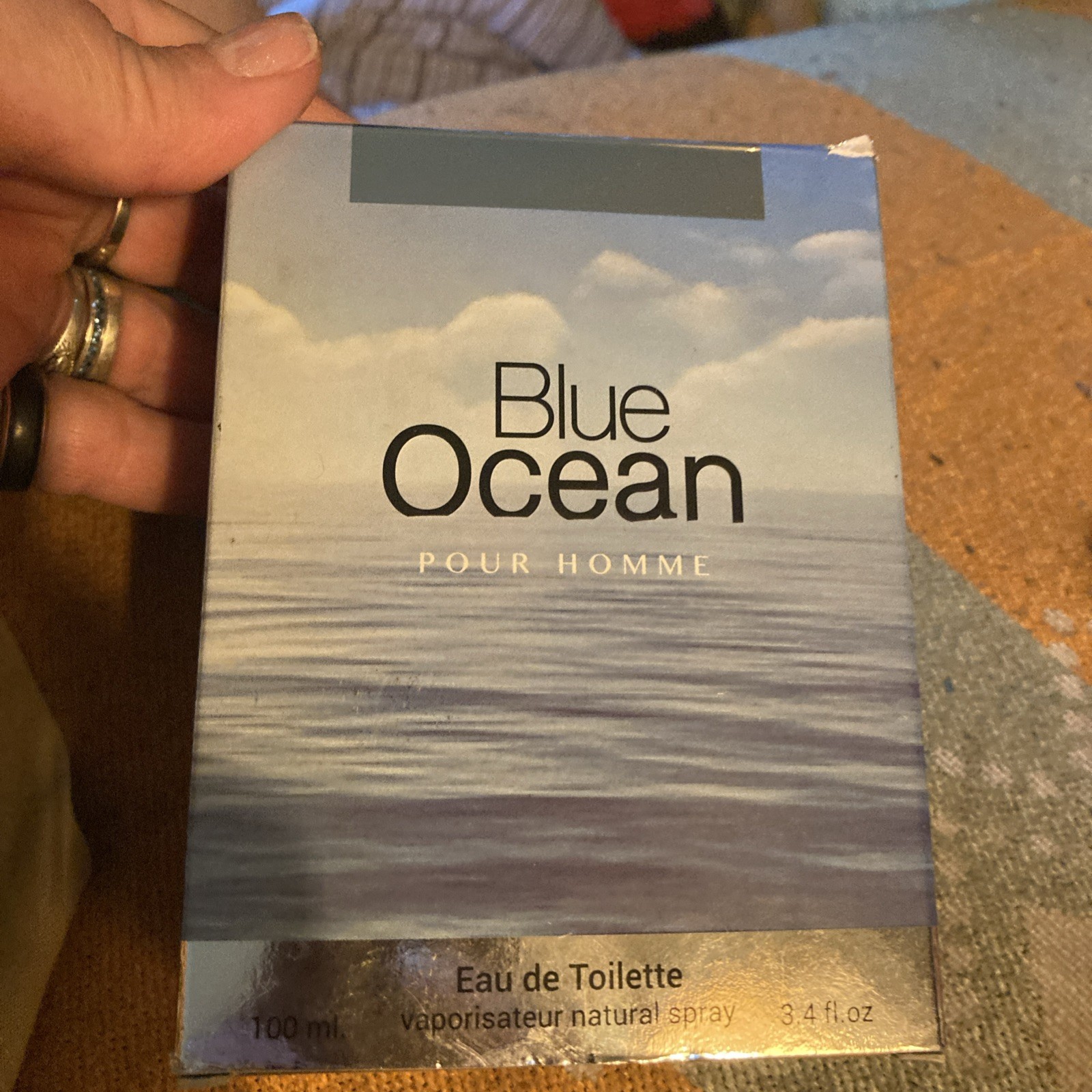 Vintage Blue Ocean Pour Homme Women 3.4oz Eau De Toilette Vaporisateur Spray Vintage Blue Ocean Pour Homme Women 3.4oz Eau De Toilette Vaporisateur Spray