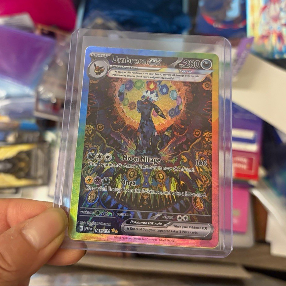 Umbreon ex SV: Prismatic Evolutions 161/131 Special Illustration Rare Holo ENG Umbreon ex SV: Prismatic Evolutions 161/131 Special Illustration Rare Holo ENG