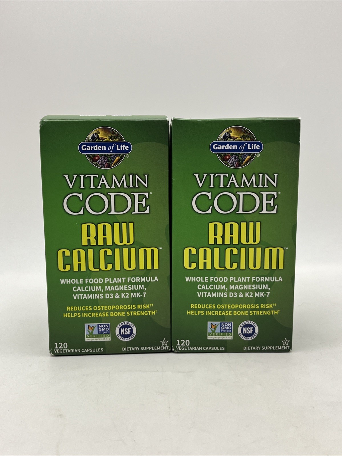 2x Vitamin Code, RAW Calcium, 120 Vegetarian Capsules 12/2026 Bone Health 2x Vitamin Code, RAW Calcium, 120 Vegetarian Capsules 12/2026 Bone Health
