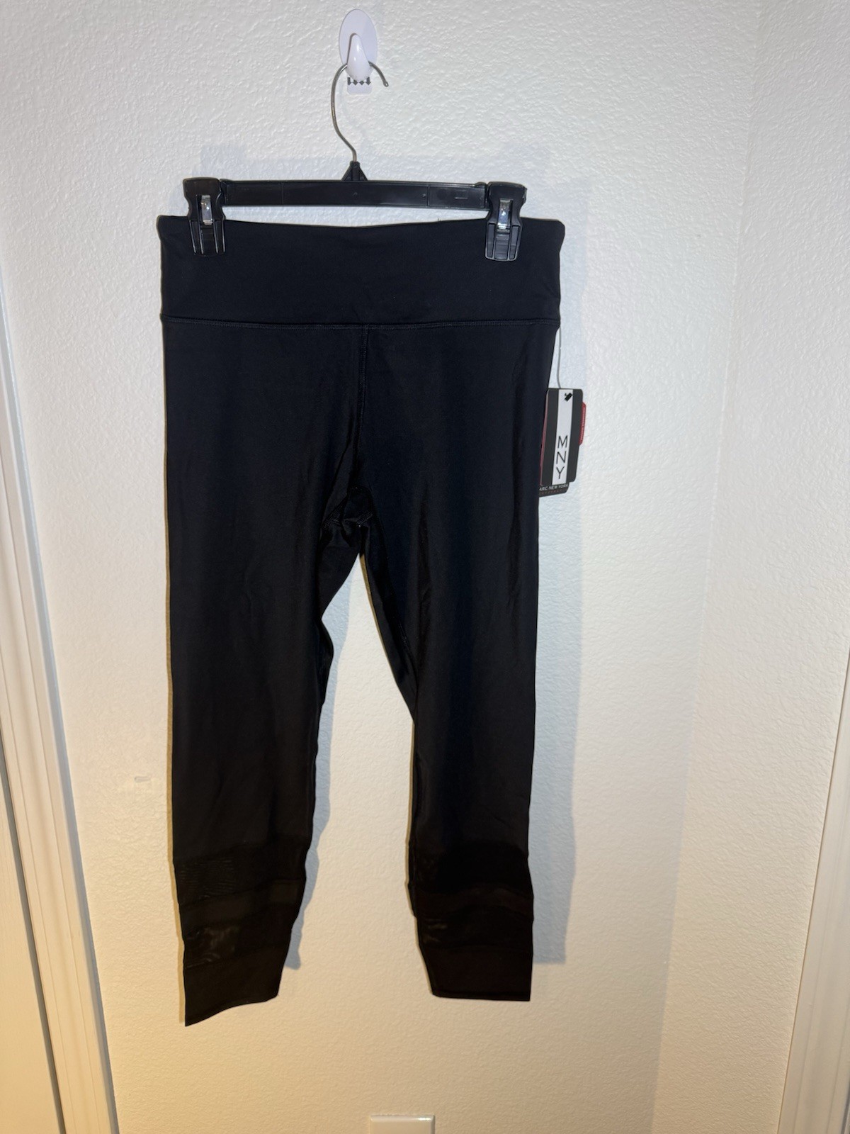NWT Marc New York Performance MNY Black Mesh Detail Leggings Women\'s Size Medium NWT Marc New York Performance MNY Black Mesh Detail Leggings Women\'s Size Medium
