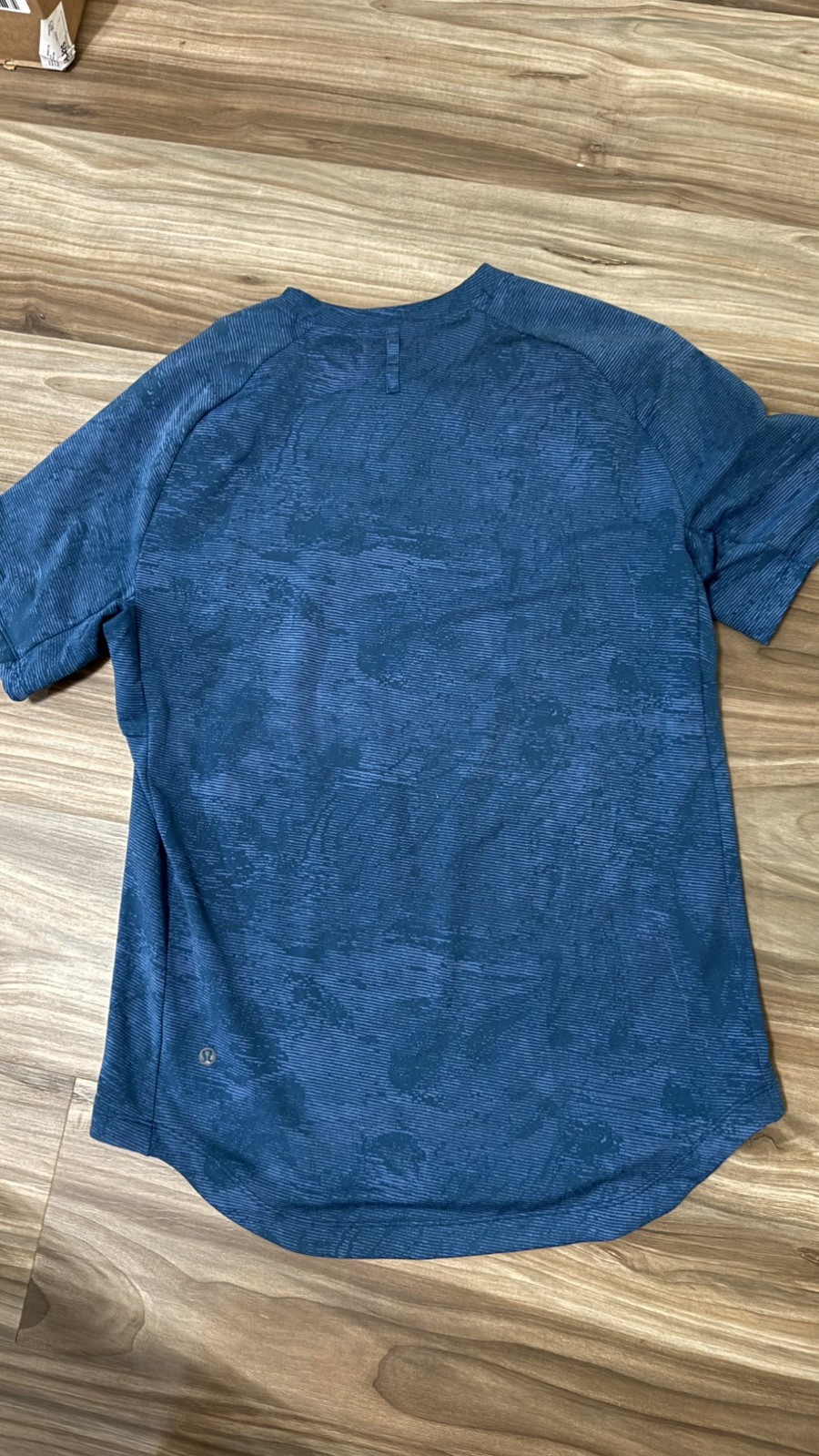Men\'s Lululemon Drysense Short Sleeve Training Shirt BLUE Size Medium