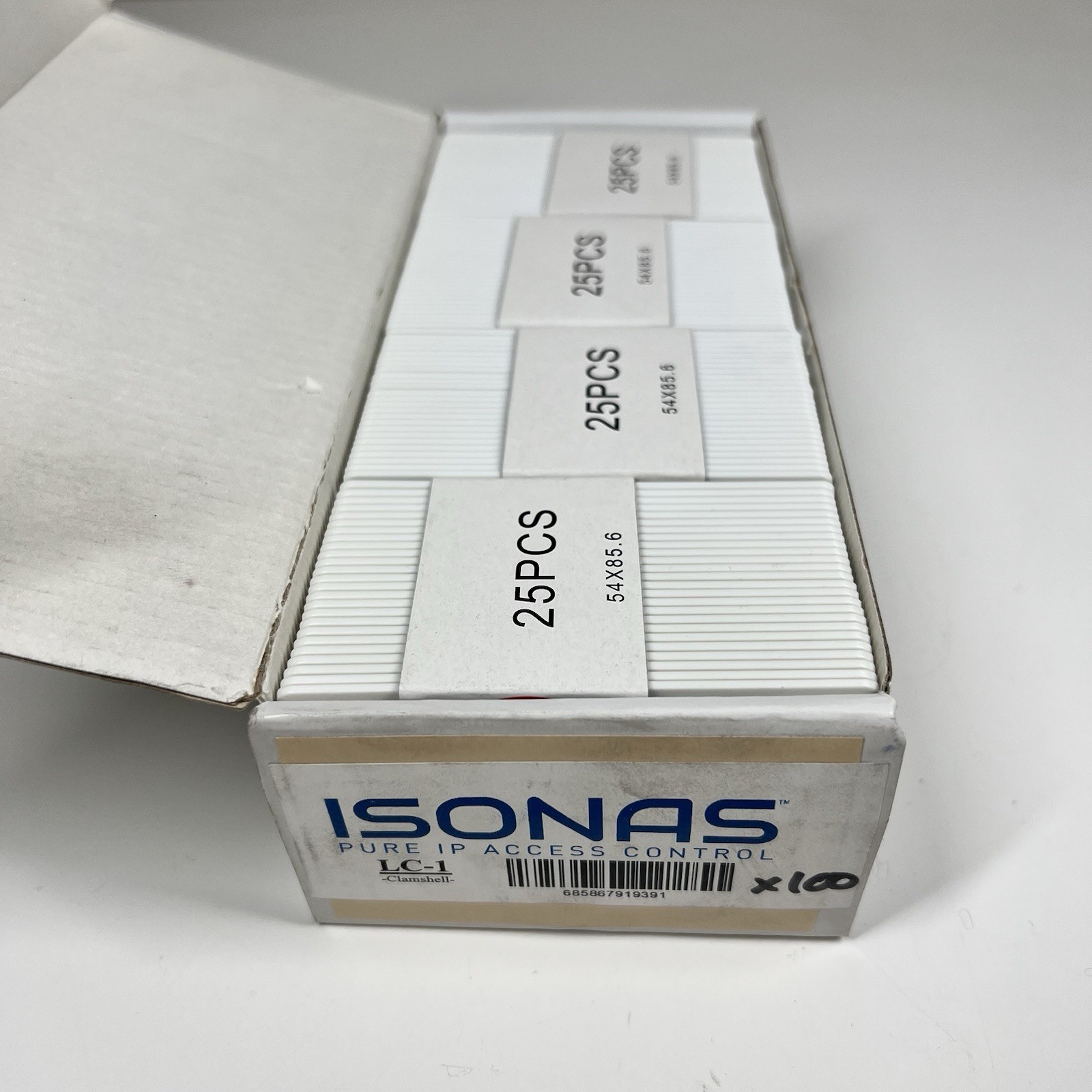 Isonas Pure IP Proximity Clamshell Cards Security Access Control LC-1 (100-Pack) Isonas Pure IP Proximity Clamshell Cards Security Access Control LC-1 (100-Pack)