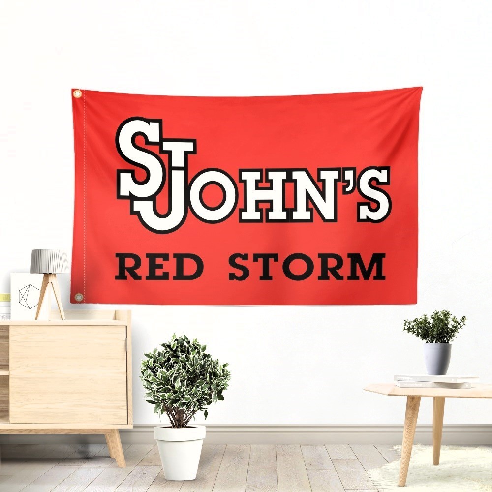 SAINT JOHN\'S UNIVERSITY RED STORM 3\'X5\' BANNER FLAG SAINT JOHN\'S UNIVERSITY RED STORM 3\'X5\' BANNER FLAG