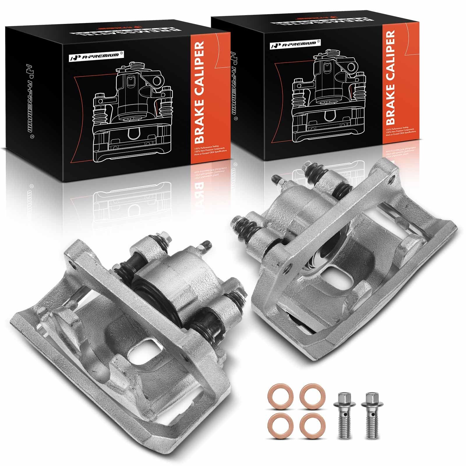 A-Premium Rear Left And Right Side Disc Brake Caliper Bracket A-Premium Rear Left And Right Side Disc Brake Caliper Bracket