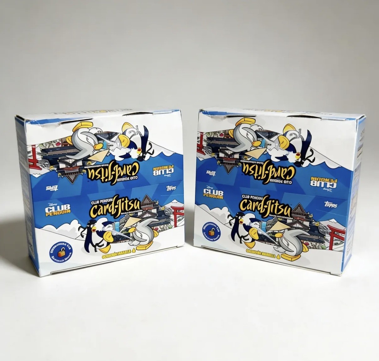 Club Penguin Card-Jitsu Yellow Series Box 25 Sealed Packs Rare Topps