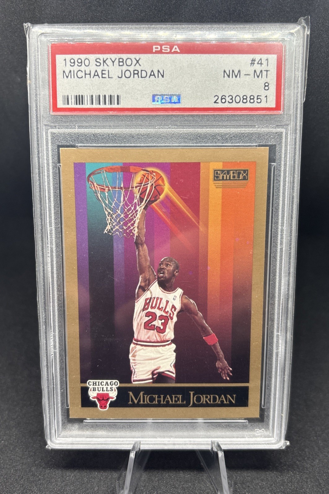 1990-91 Skybox - Michael Jordan #41 PSA 8 1990-91 Skybox - Michael Jordan #41 PSA 8