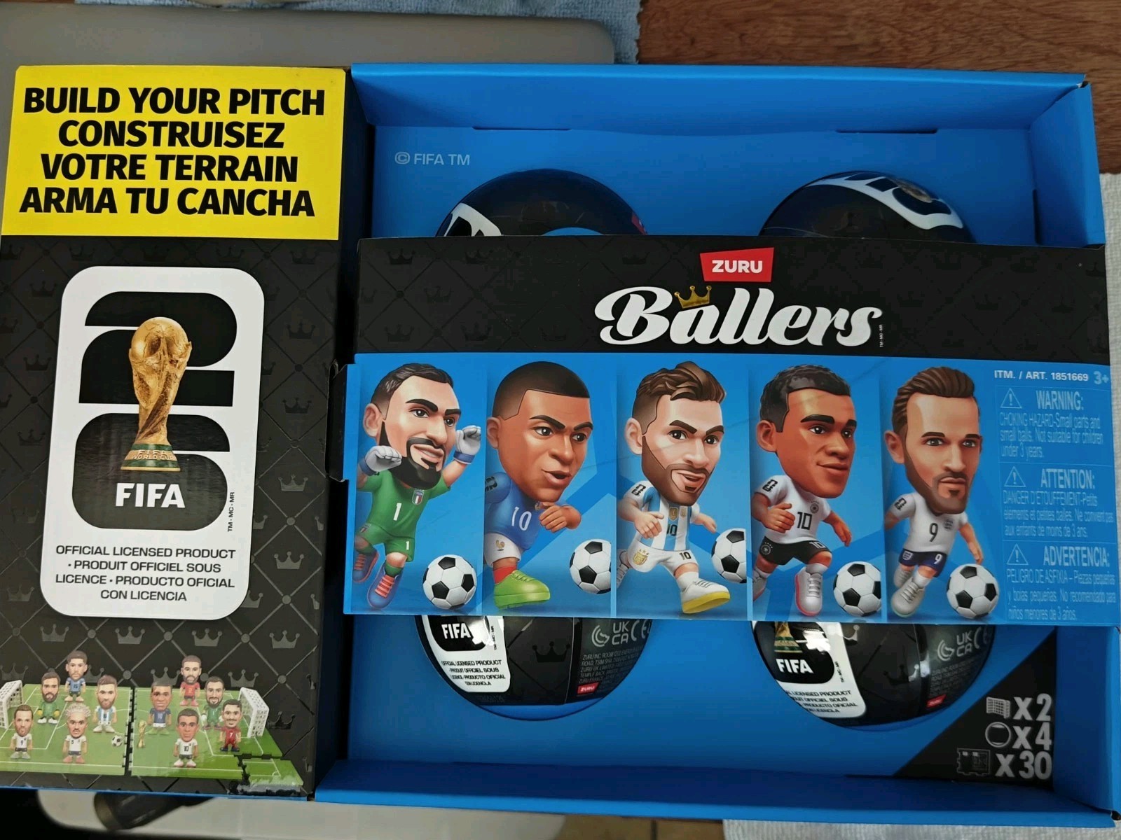 ZURU Ballerz FIFA World Cup 2026 Series Set of 4 pack mystery figures 