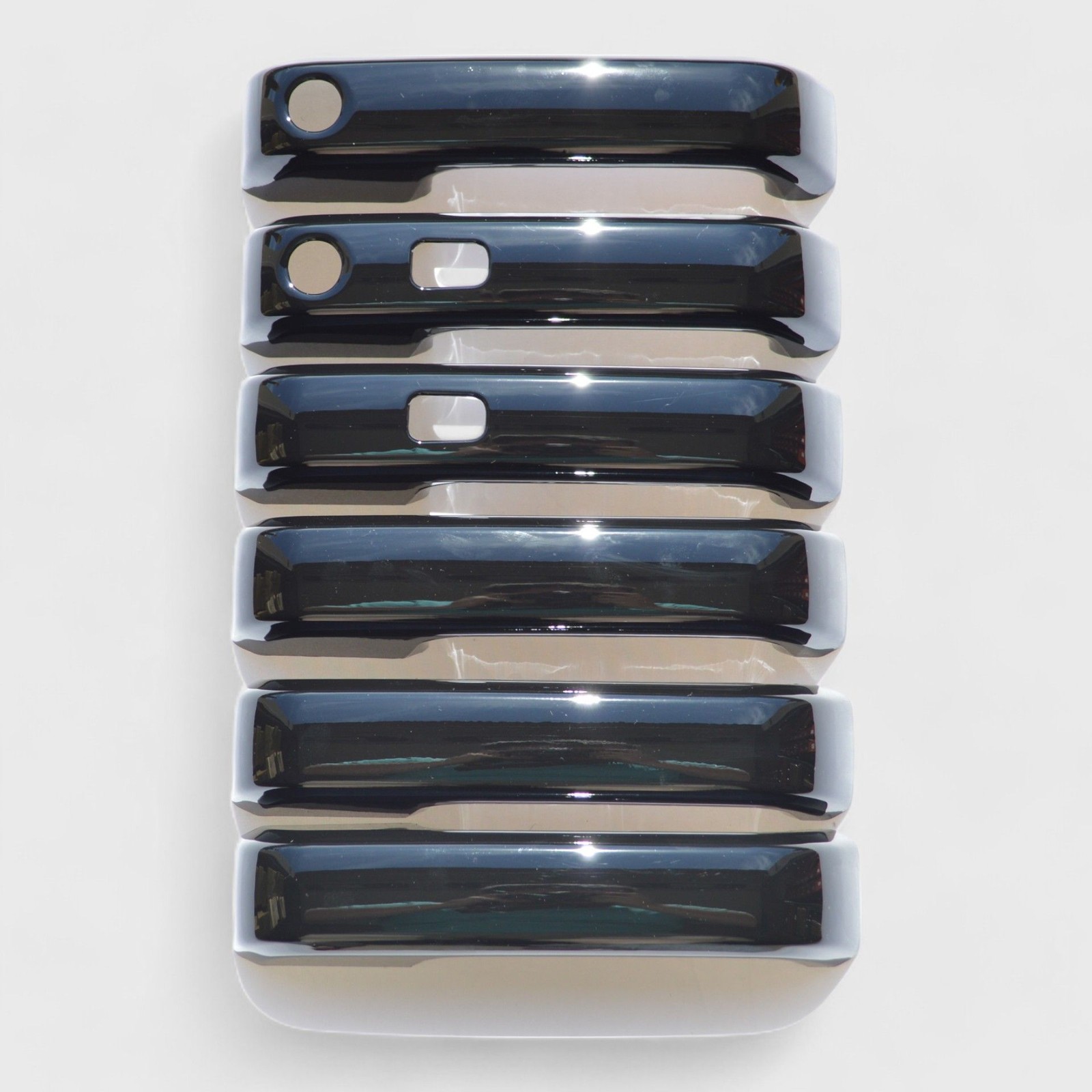 Patented Snap-On Black Door Handle Cover for 15-20 Ford F-150 W/ & W/O SMARTKEY