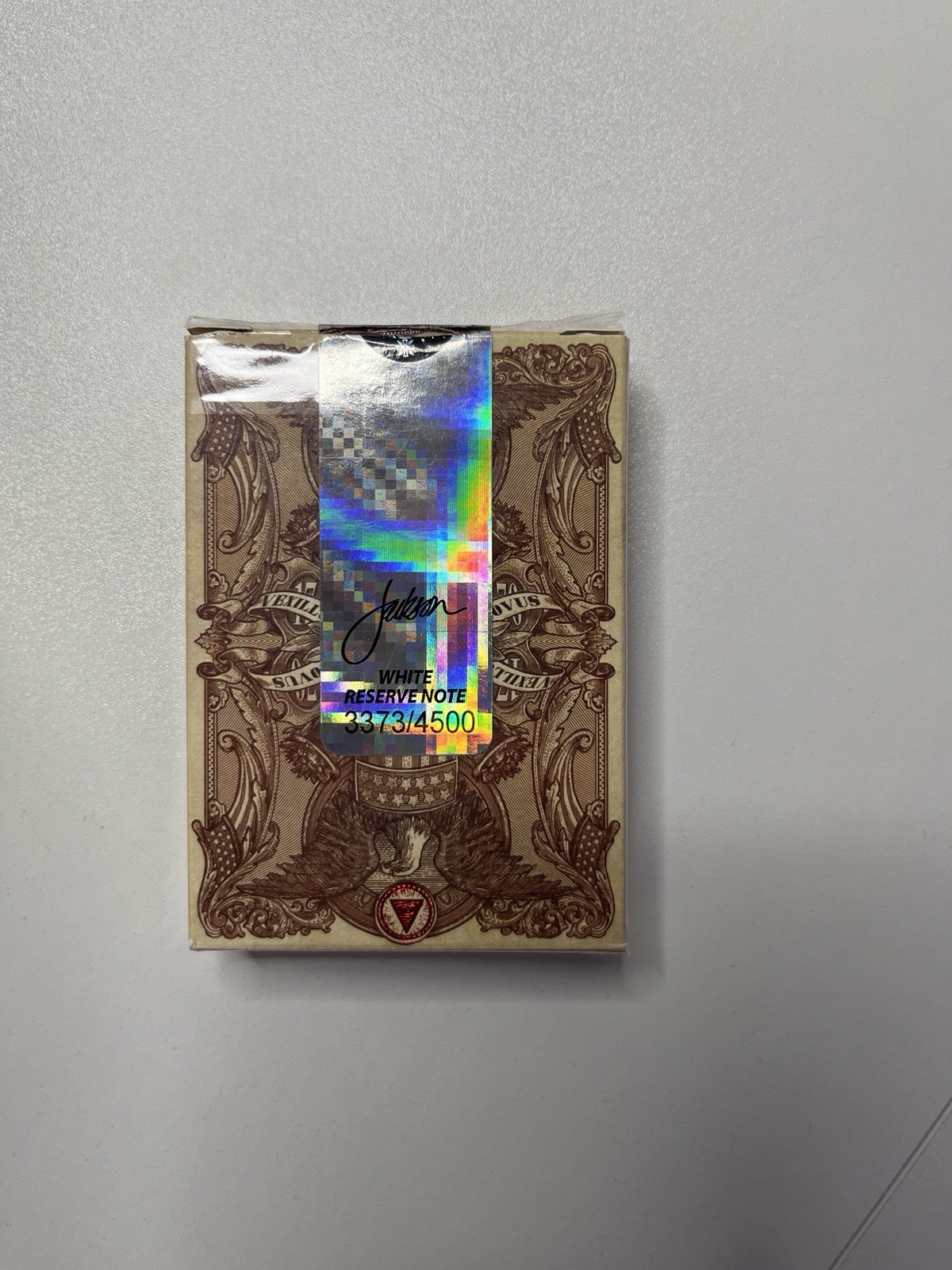 Federal 52 White Reserve Note Playing Cards Kings Wild Project Open Unsealed Federal 52 White Reserve Note Playing Cards Kings Wild Project Open Unsealed