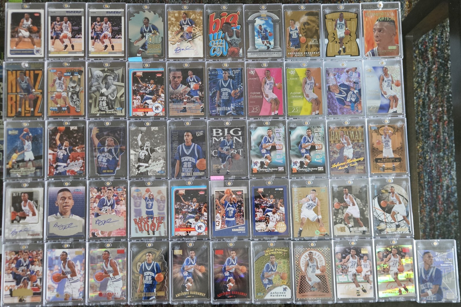 2011-12 2012-13 2013-14 Fleer Retro Anfernee Hardaway Lot Of 53 2011-12 2012-13 2013-14 Fleer Retro Anfernee Hardaway Lot Of 53