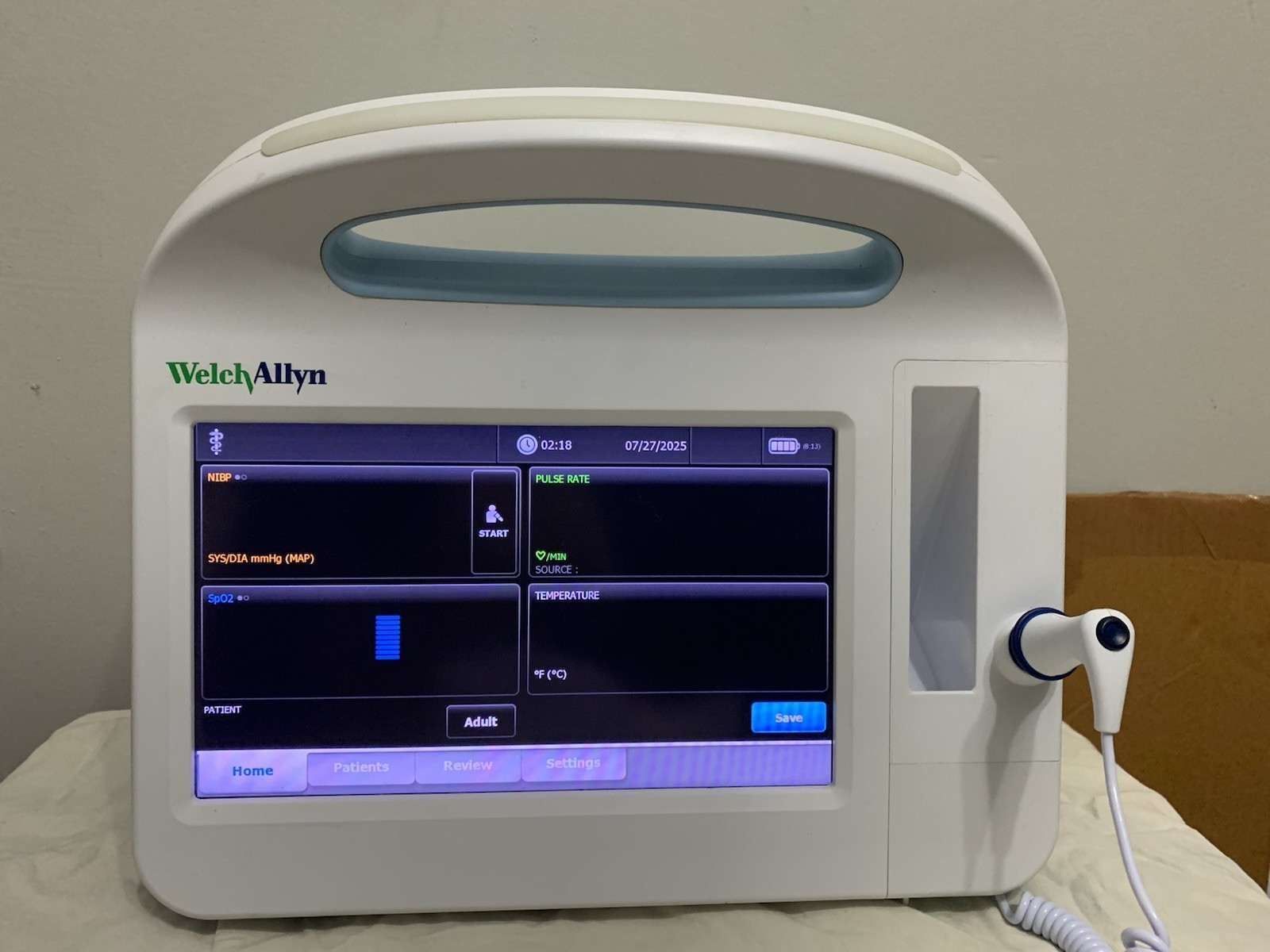 Welch Allyn 6000 series vital signs monitor- Biomed Calibrated- Connex