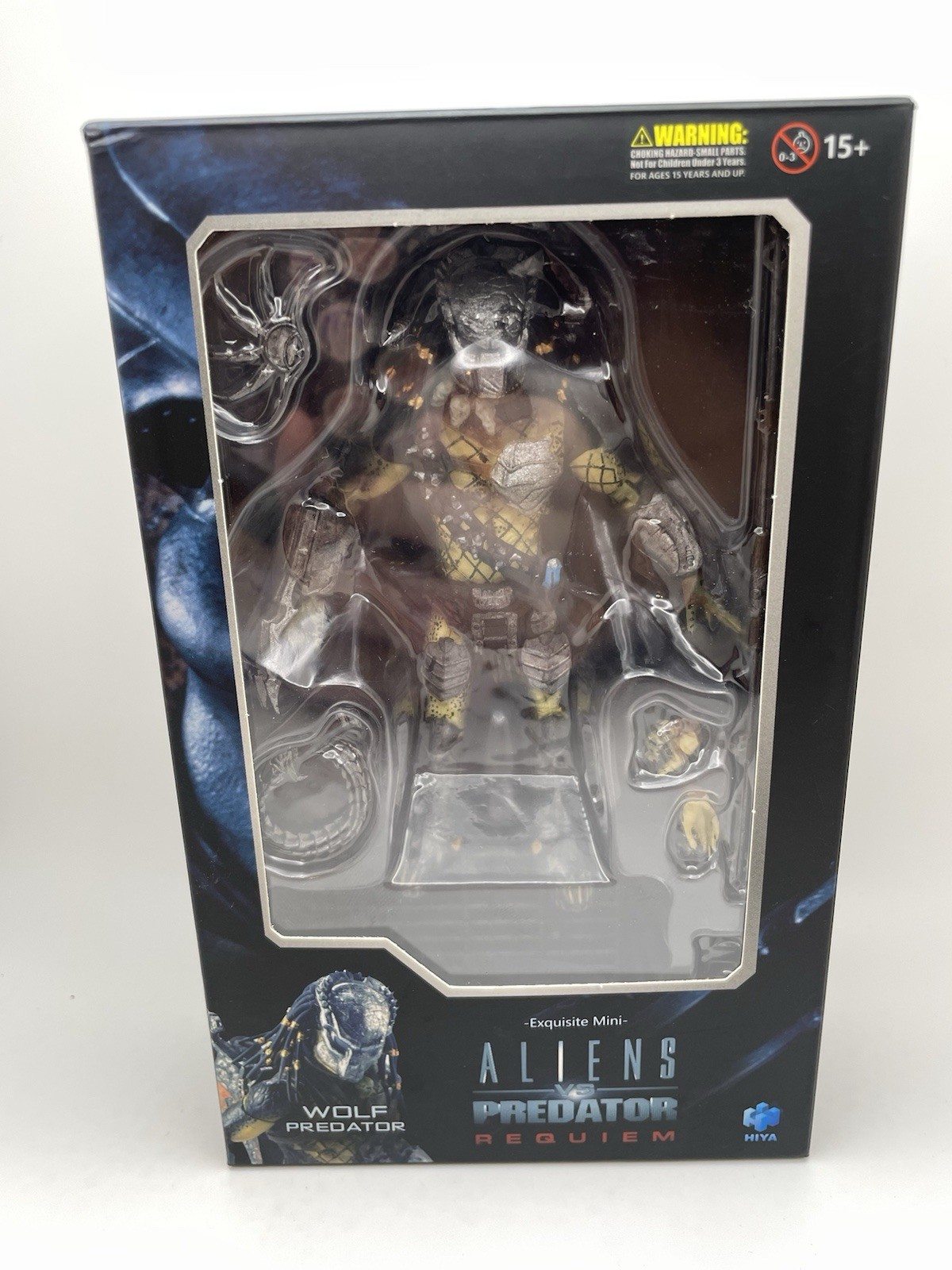 Wolf Predator Exquisite Mini 1:18 ALIENS VS PREDATOR Hiya RARE
