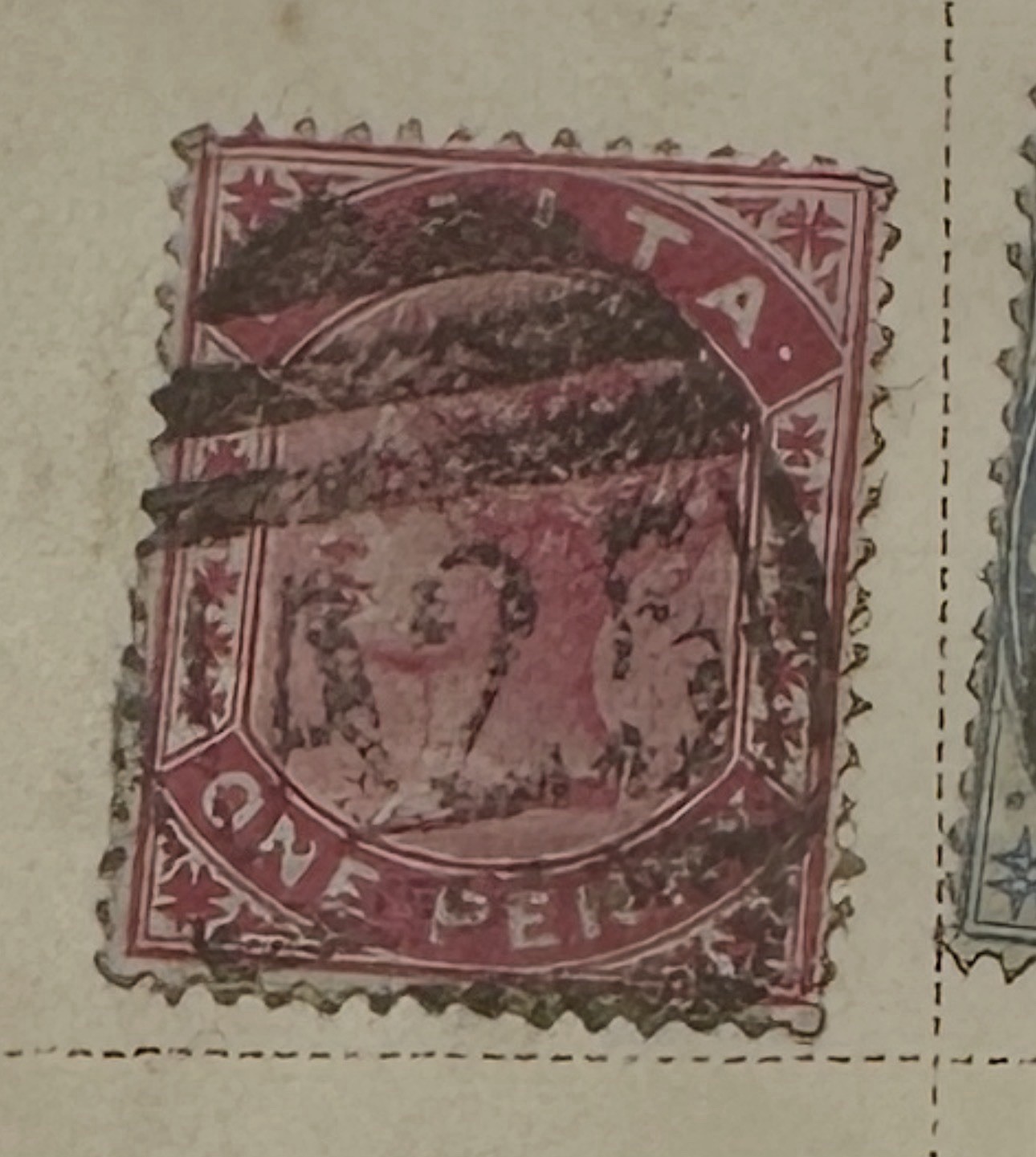 7 X Old MALTA Stamps, Queen Victotia, King George, Etc