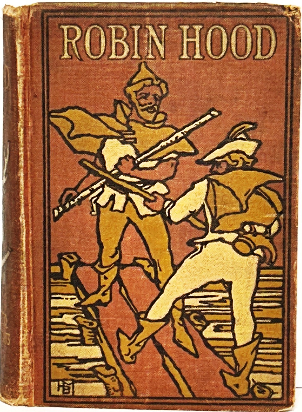 1890 ROBIN HOOD Illustrated Rare COLOR PLATES Medieval DEATH Outlaw MAID MARIAN