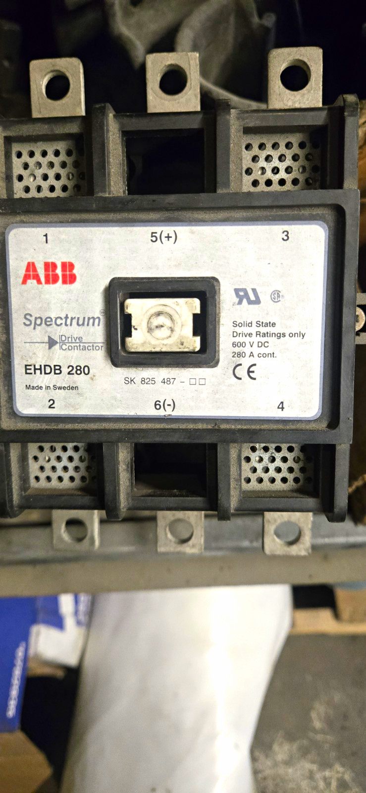 ABB Spectrum EHDB 280 Solid State Drive Contactor 3-Pole 280A DC 110/120V ABB Spectrum EHDB 280 Solid State Drive Contactor 3-Pole 280A DC 110/120V