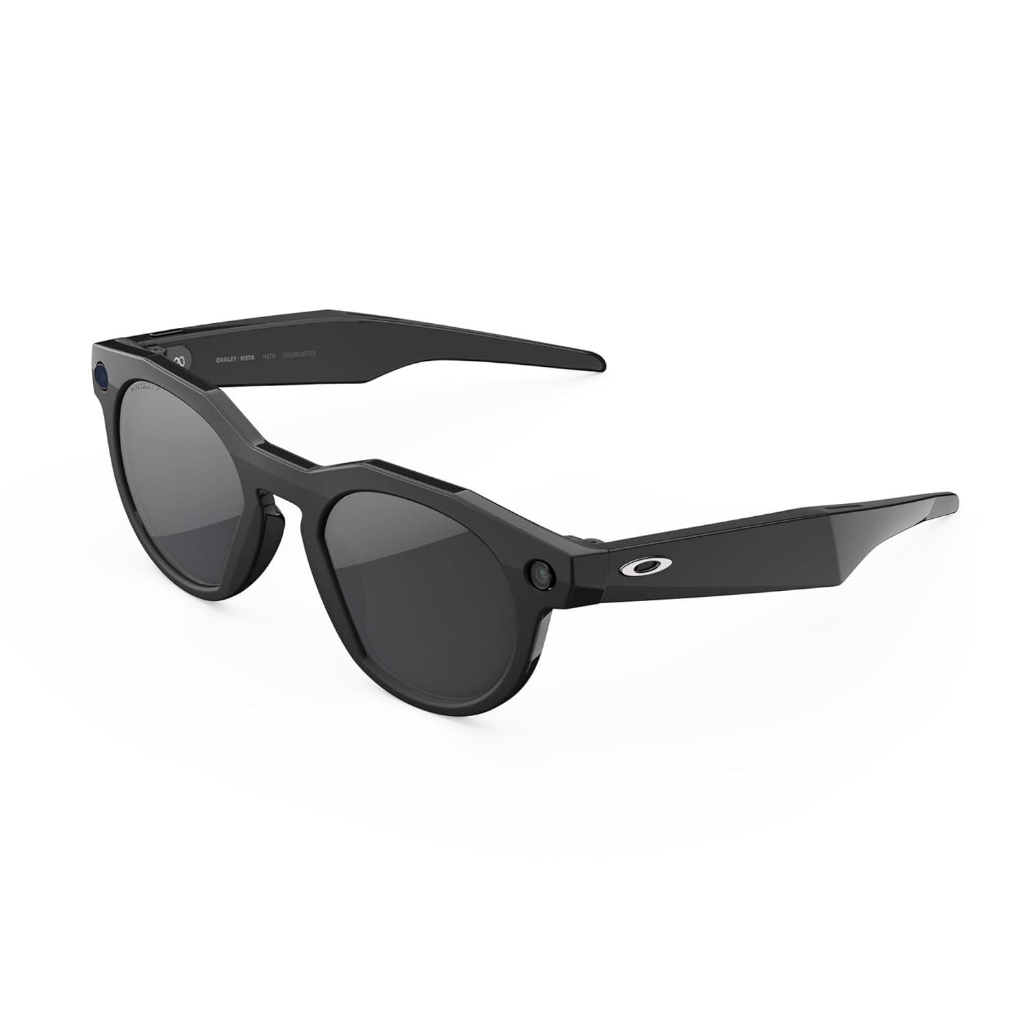 Oakley Meta HSTN Black Frame with Prizm Black Polarized Smart Glasses Good