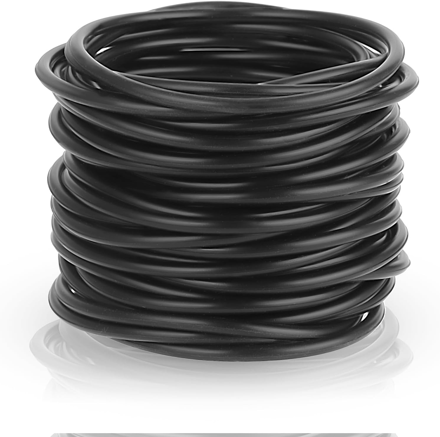 40 Pieces Black Silicone Jelly Bracelets Stretchy 80S Gummy Silicone Wristbands
