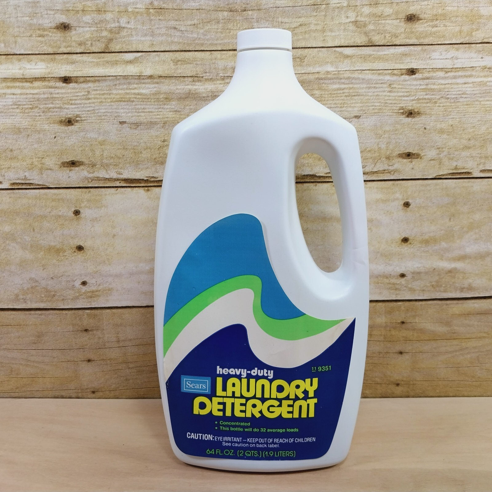 VTG Sears Heavy Duty Liquid Detergent Concentrated 64 FL OZ Sealed NOS RARE HTF
