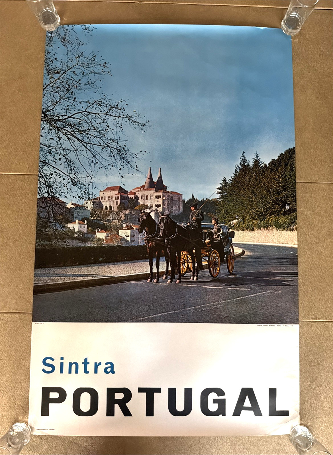 Vintage 1966 Travel/Advert Poster Sintra Portugal 39\