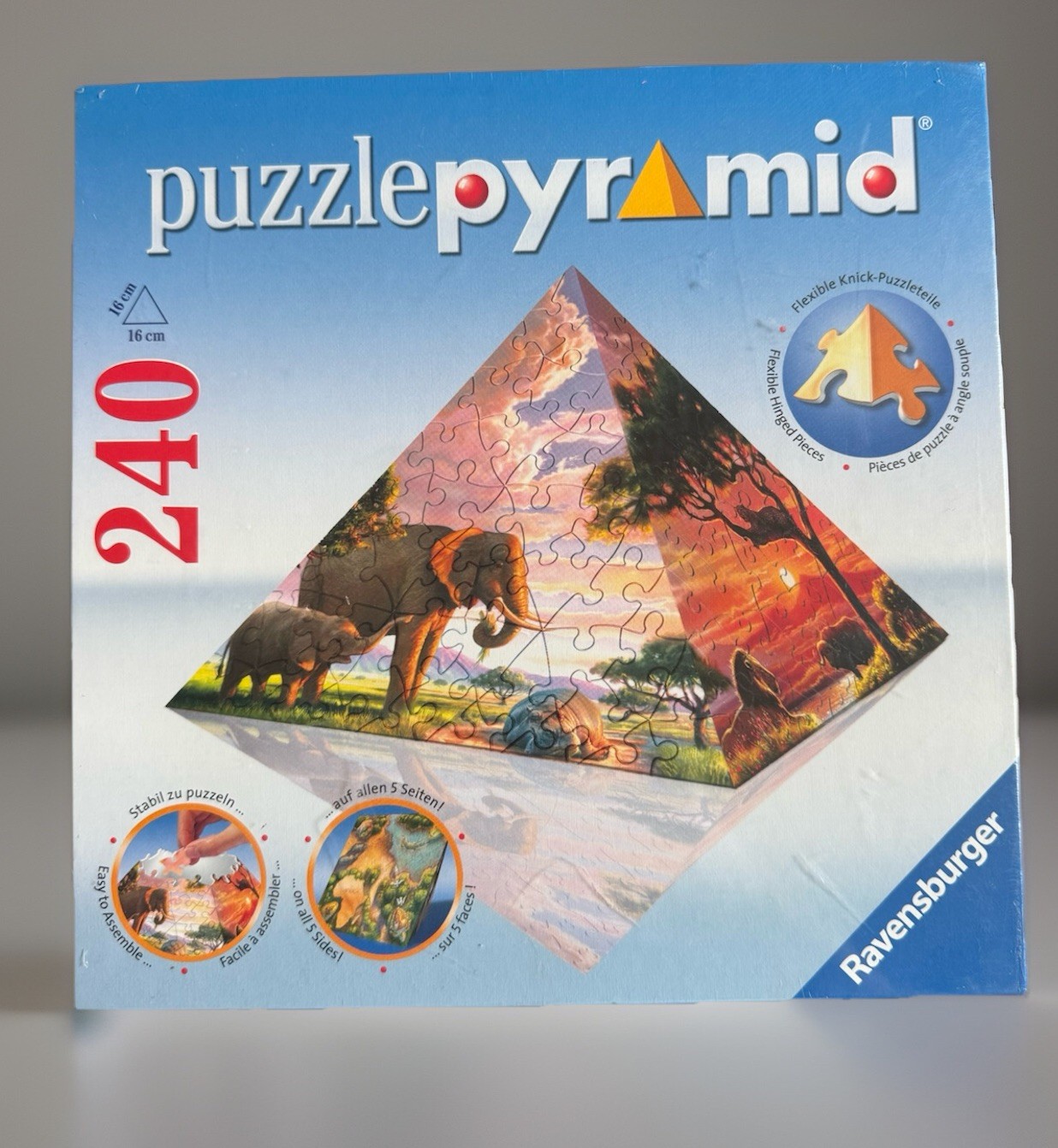 Ravensburger 2009 3D Puzzle Pyramid 240 Pieces  Impressions of Africa 11 431 3