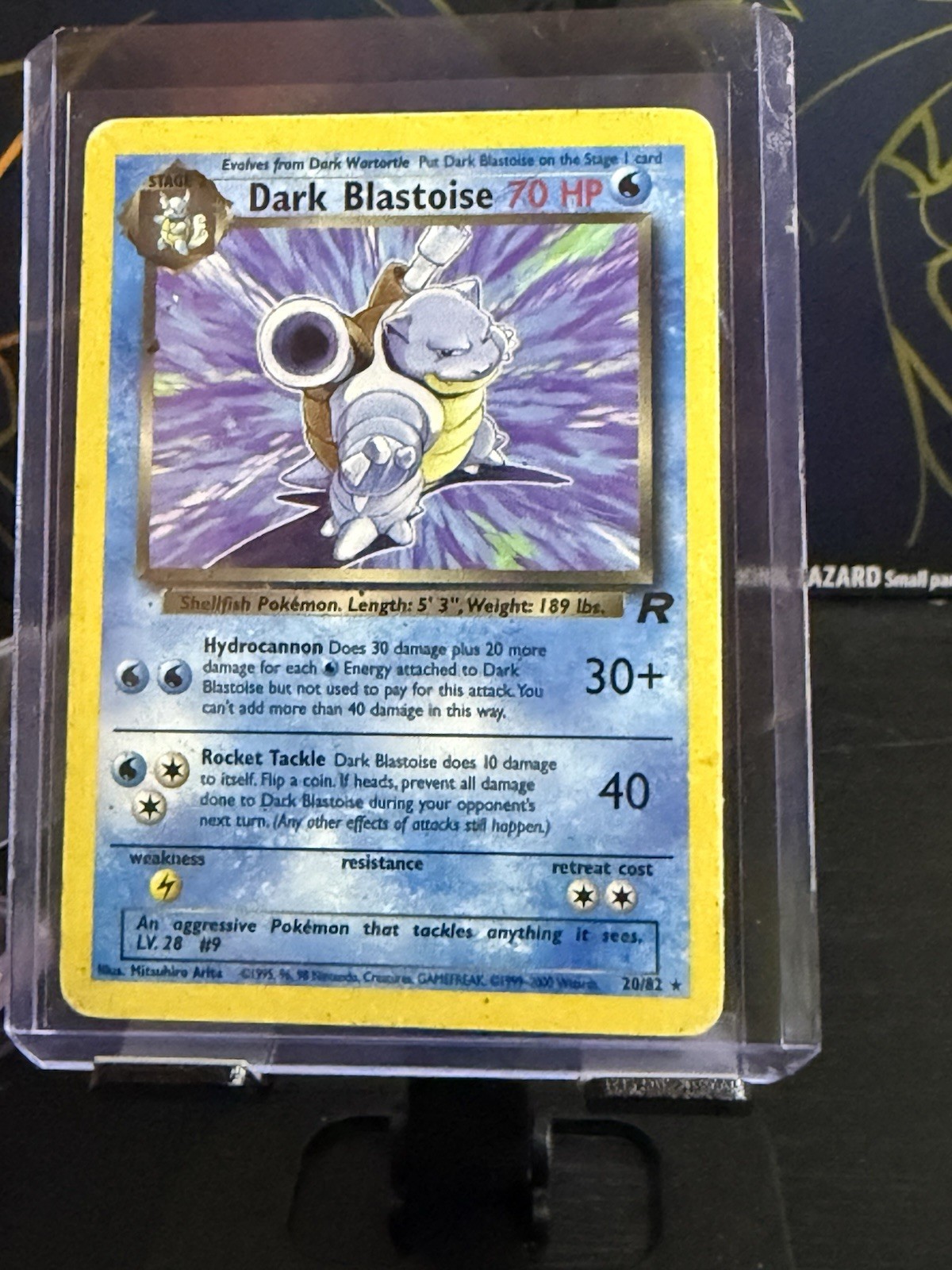 Dark Blastoise 20/82 Team Rocket Non Holo, MP/HP Dark Blastoise 20/82 Team Rocket Non Holo, MP/HP