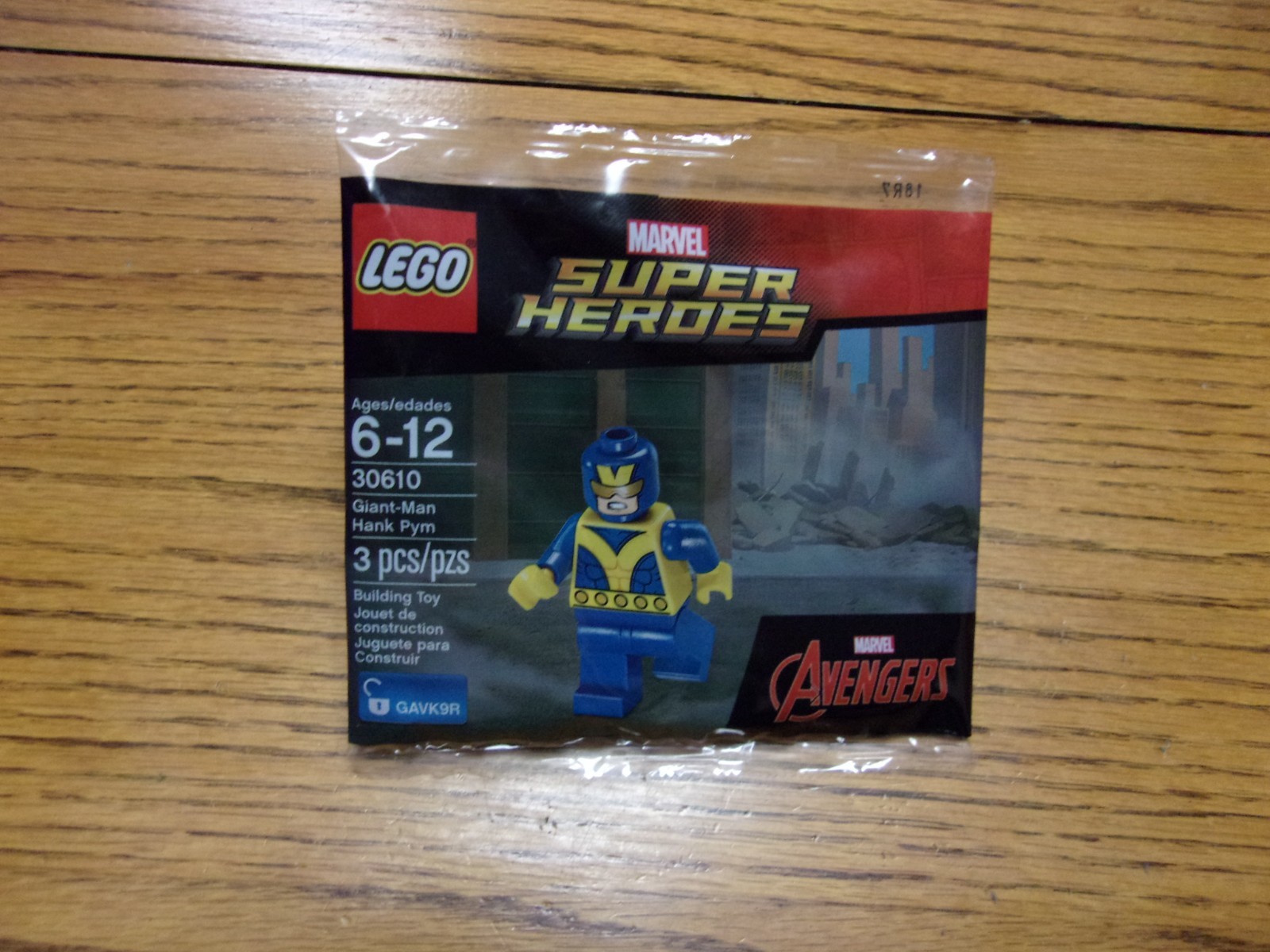 New 2017 RETIRED Lego Marvel Super Heroes 30610 Giant-Man Hank Pym Polybag Set