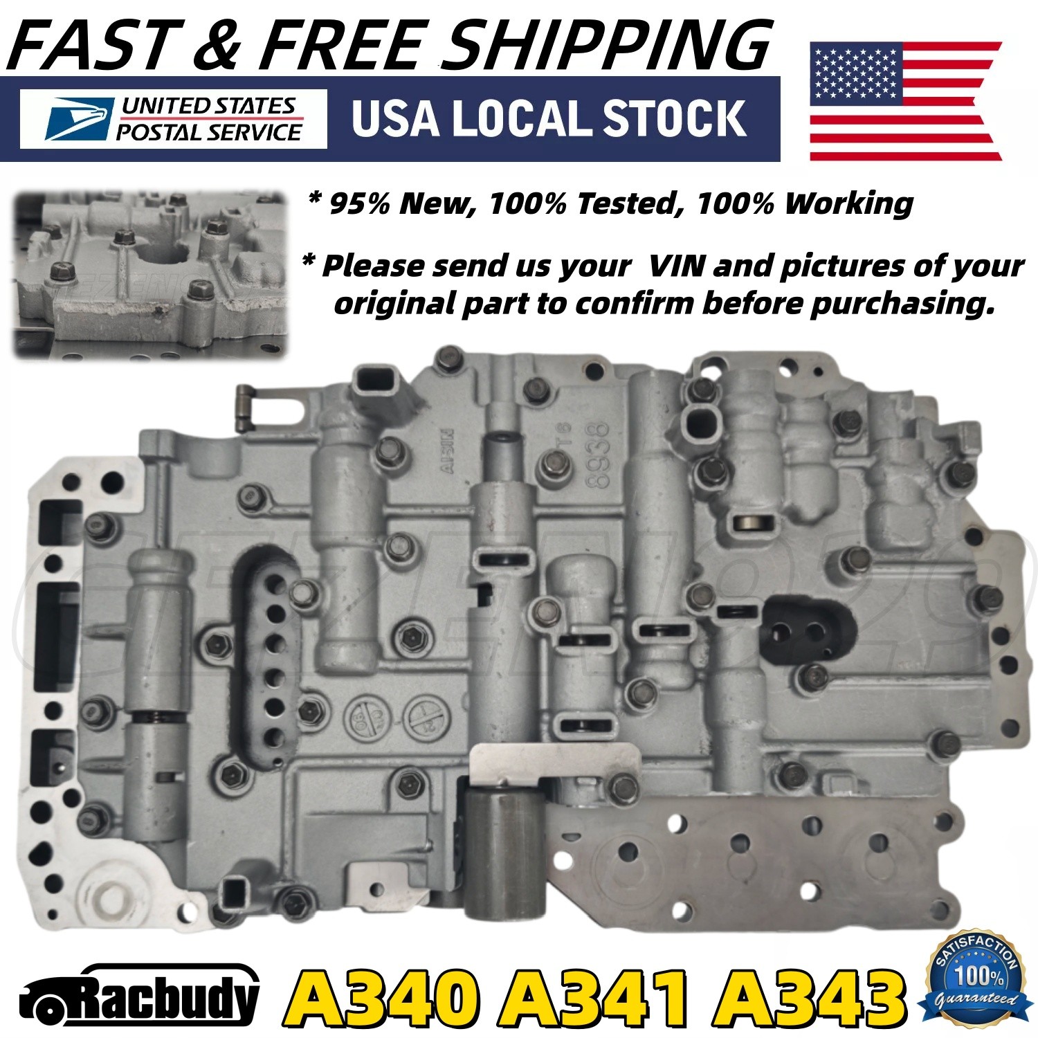 Valve Body A343 A340F A343E A340E AW30-43 AW30-70LE A340 A341 for Toyota & Volvo