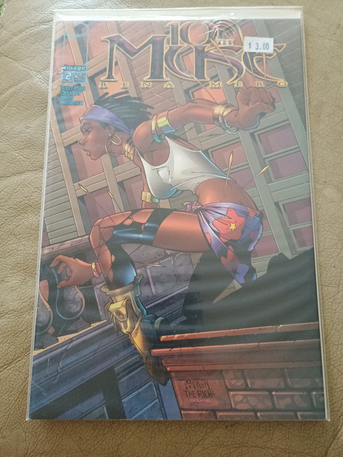 10th Muse #2B Variant Marv Wolfman Image Comics 2001 Comic Book