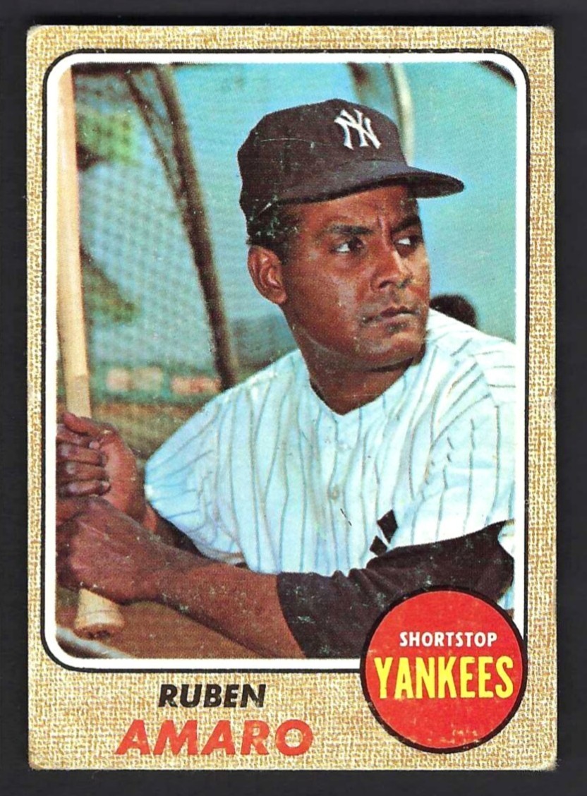 1968 Topps #138 Ruben Amaro New York Yankees 1968 Topps #138 Ruben Amaro New York Yankees