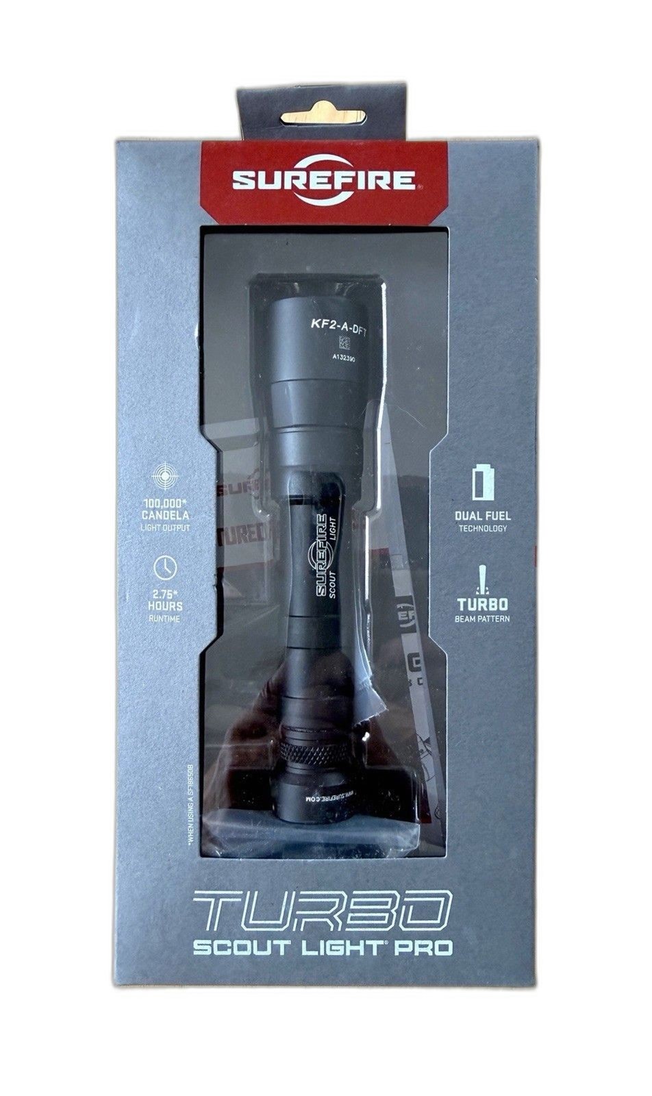 SUREFIRE Turbo Scout Light Pro, Black (M640DFT-BK-PRO) New -Free Ship 🔥 SUREFIRE Turbo Scout Light Pro, Black (M640DFT-BK-PRO) New -Free Ship 🔥