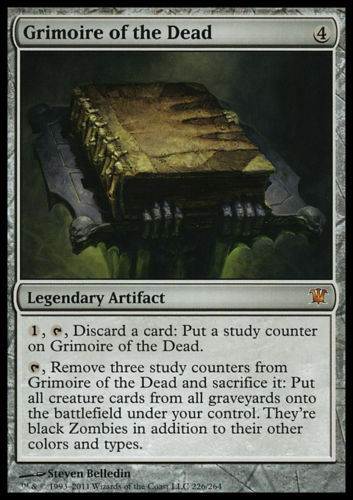 1x GRIMOIRE OF THE DEAD - Commander/Innistrad - MTG - Magic the Gathering - NM 1x GRIMOIRE OF THE DEAD - Commander/Innistrad - MTG - Magic the Gathering - NM