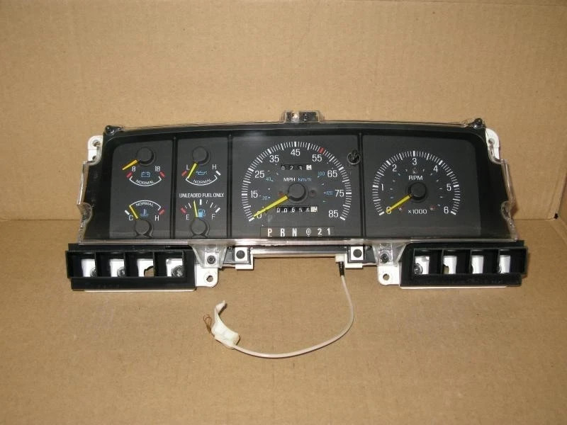 1990-1991 Ford F150 Bronco Speedometer Instrument Cluster MPH Trip Odometer OEM