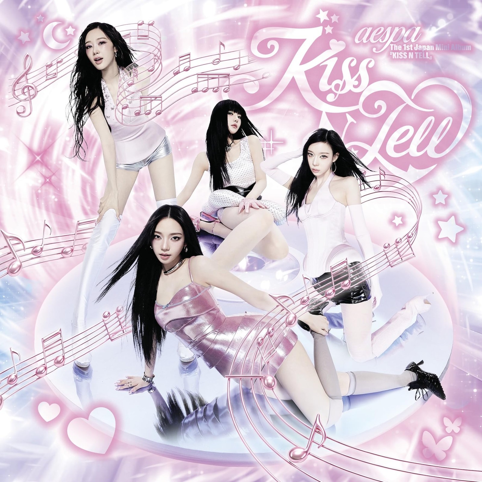 aespa KISS N TELL KISS N TELL Ver. CD + Booklet + Photocard + Sticker pre-order