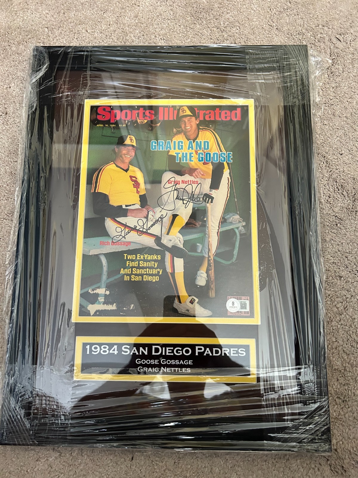 1984 Sports Illustrated – Graig Nettles & Goose Gossage Dual-Signed Certified