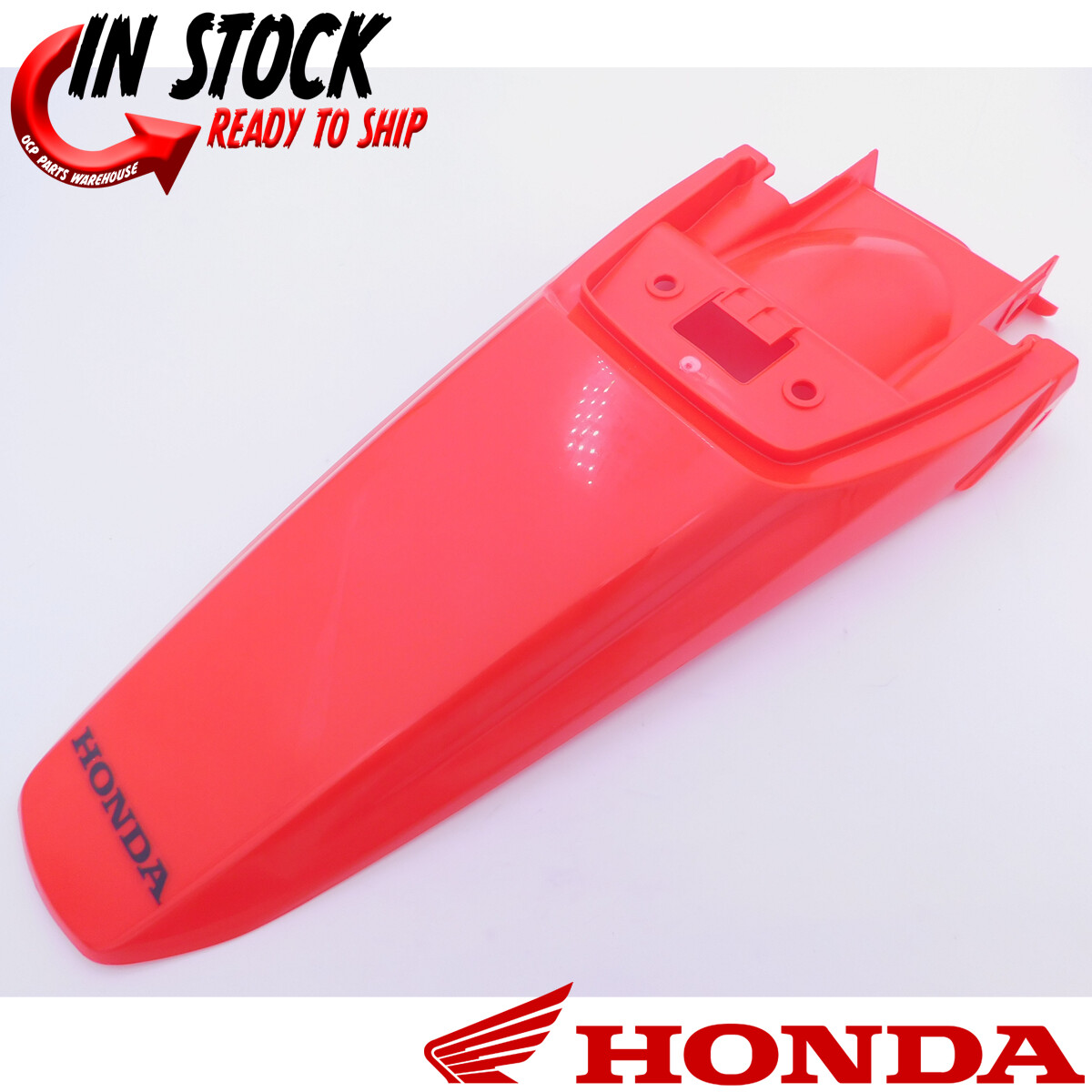 HONDA REAR FENDER EXTREME RED 2004-2008 CRF150F / 2004-2008 CRF230F OEM NEW