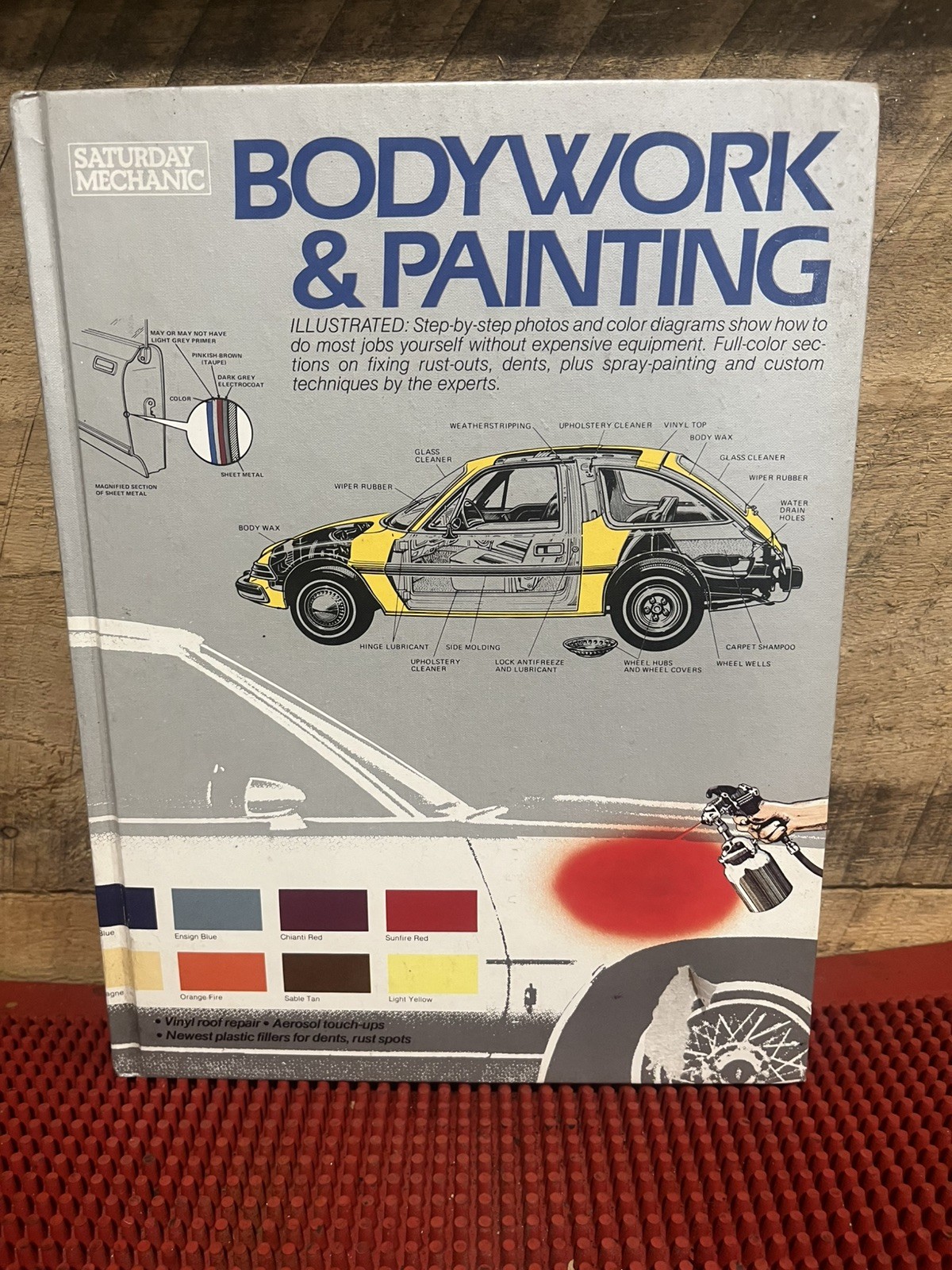 Vintage 1979 Bodywork & Painting Saturday Mechanic Hardcover Auto