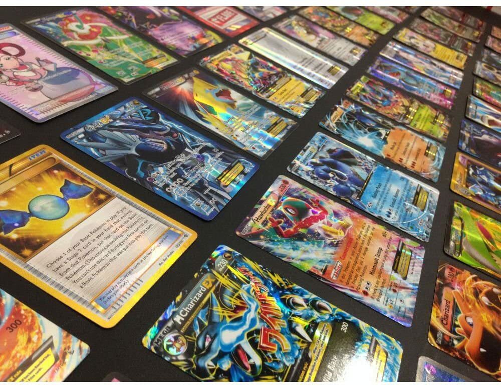 Large Pokemon Card Collection Holos, Full Art, EX V Vmax over 100 cards new Sets