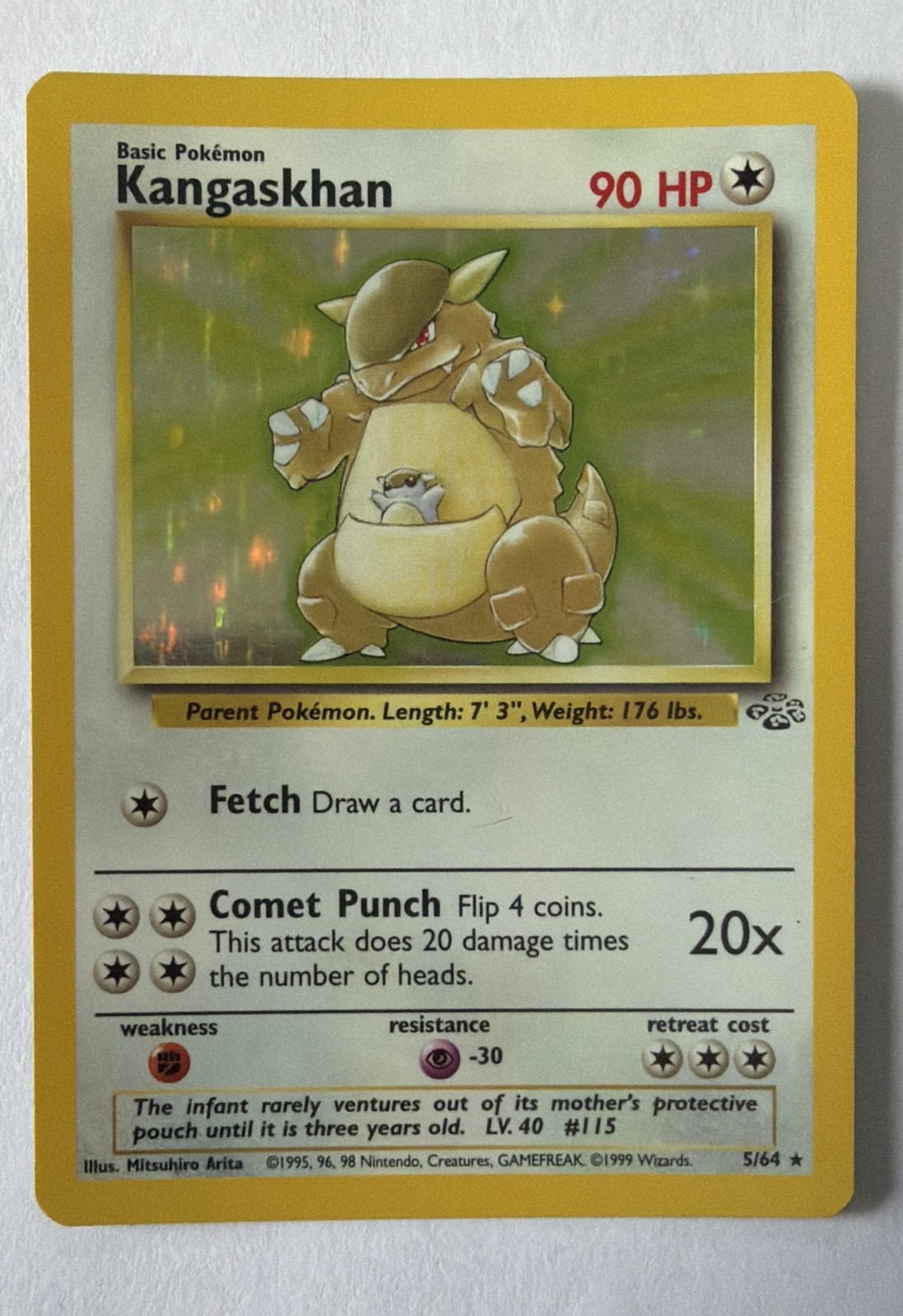 Kangaskhan 05/64 Jungle Holo Kangaskhan 05/64 Jungle Holo