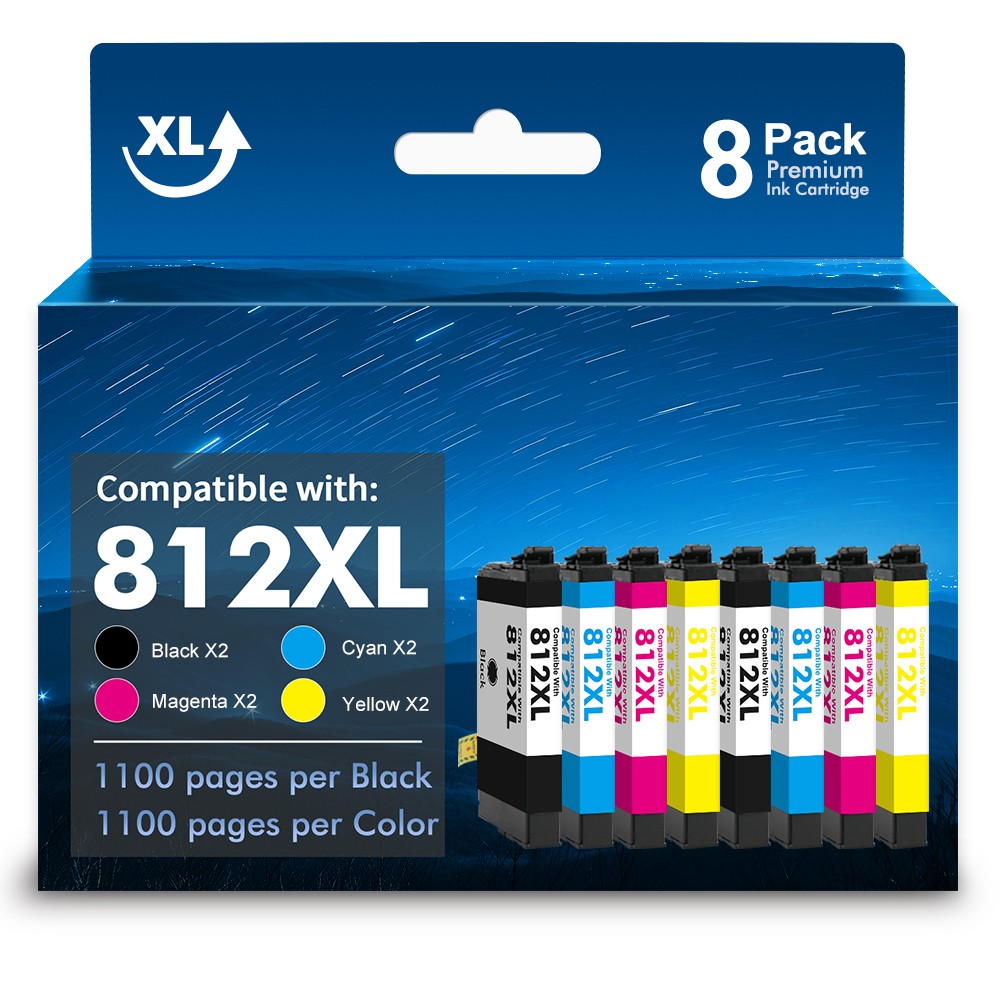 812XL T812XL Ink For Epson 812 XL Workforce Pro WF-7840 WF-7820 WF-7310 EC-C7000
