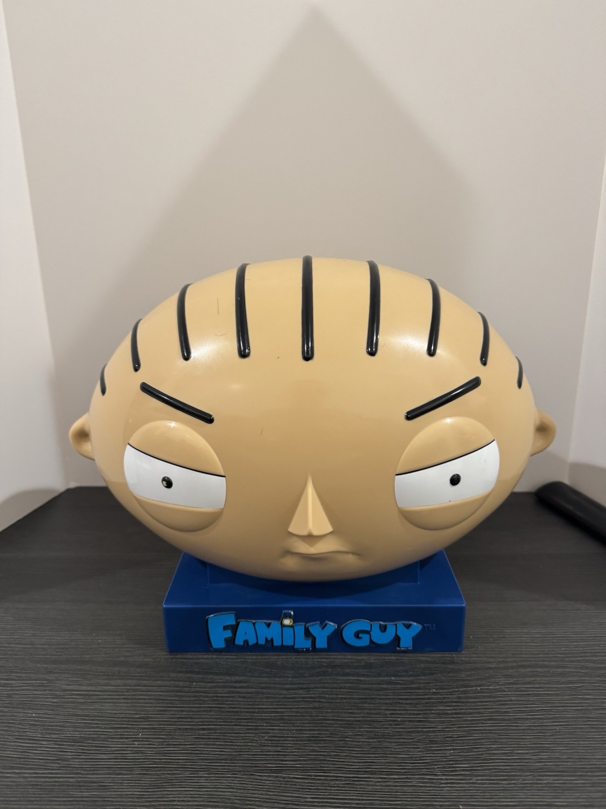 Family Guy Total World Domination Collection Stewie Head Display ONLY NO DVDS