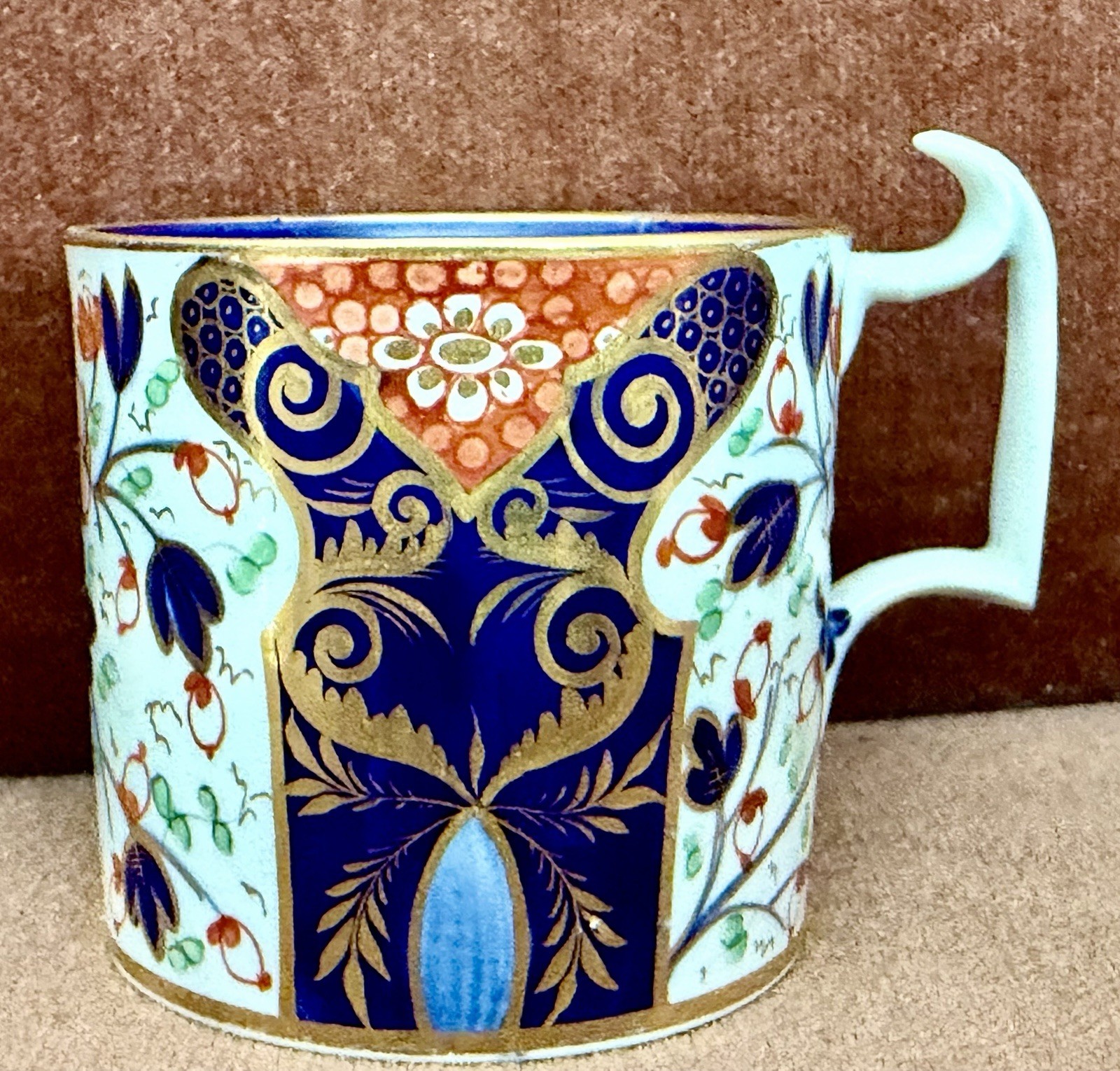 Antique 1800-1825 ROYAL CROWN DERBY Imari Pattern Coffee Can Antique 1800-1825 ROYAL CROWN DERBY Imari Pattern Coffee Can