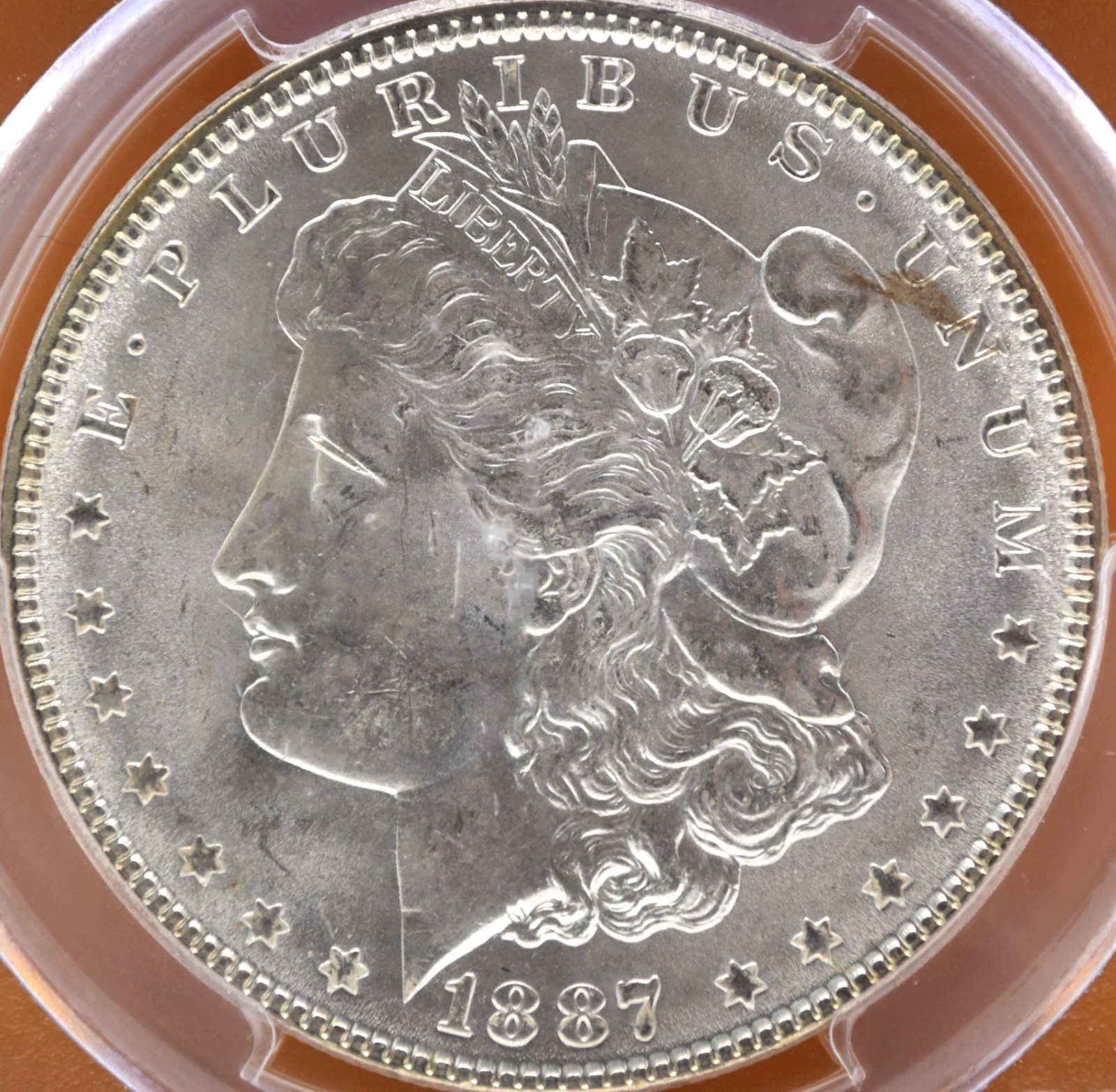 1887 P Morgan Silver Dollar PCGS MS65 $1 Coin Philadelphia Uncirculated 1887 P Morgan Silver Dollar PCGS MS65 $1 Coin Philadelphia Uncirculated