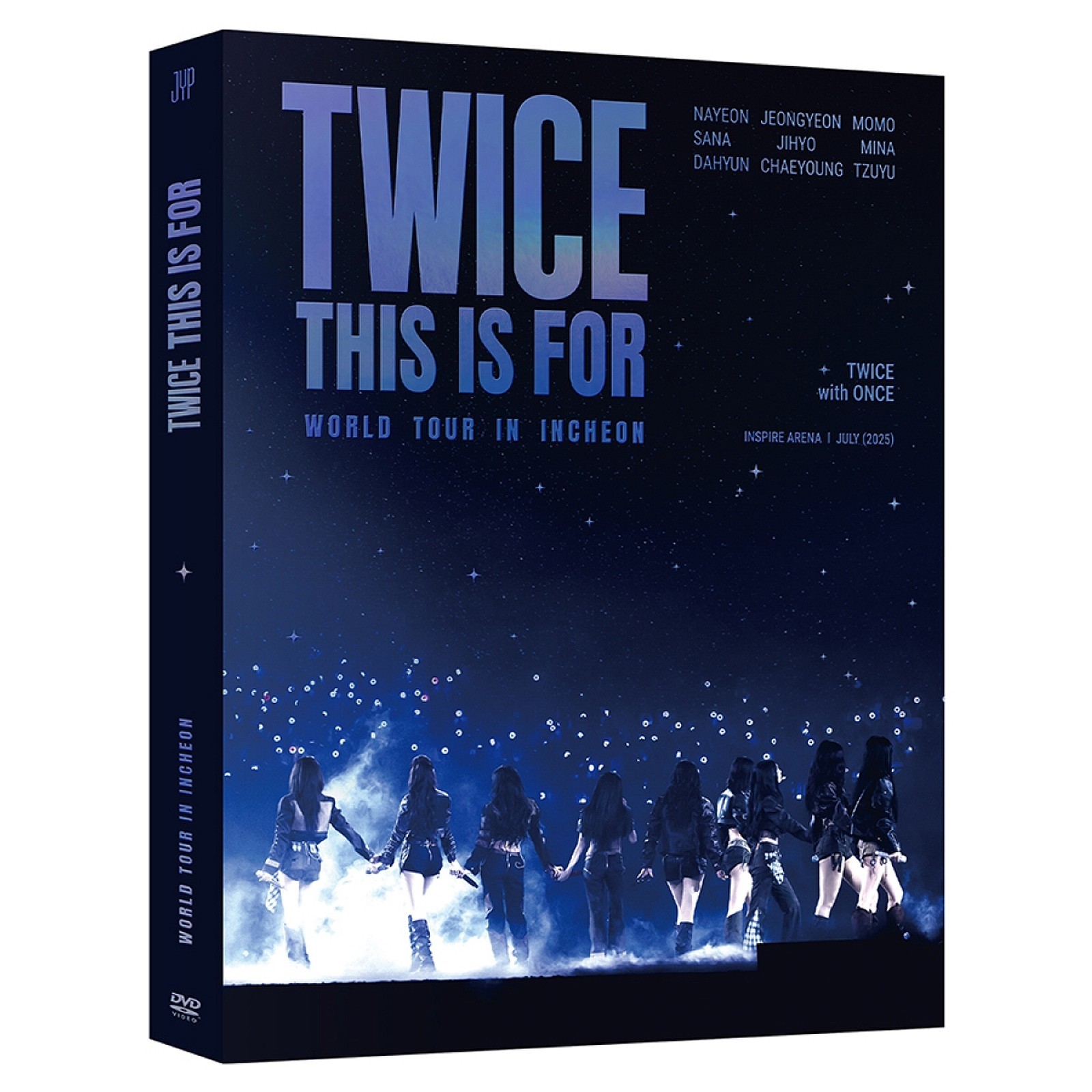 TWICE THIS IS FOR WORLD TOUR IN INCHEON DVD/Book+18 Card+9 Photo+Poster+GIFT