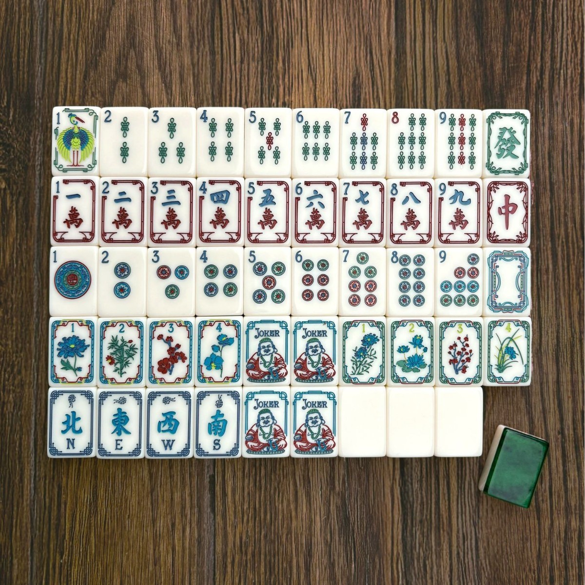 Winslow 1920 American Mahjong Tiles set 160 tiles + Free storage Bag Family Game