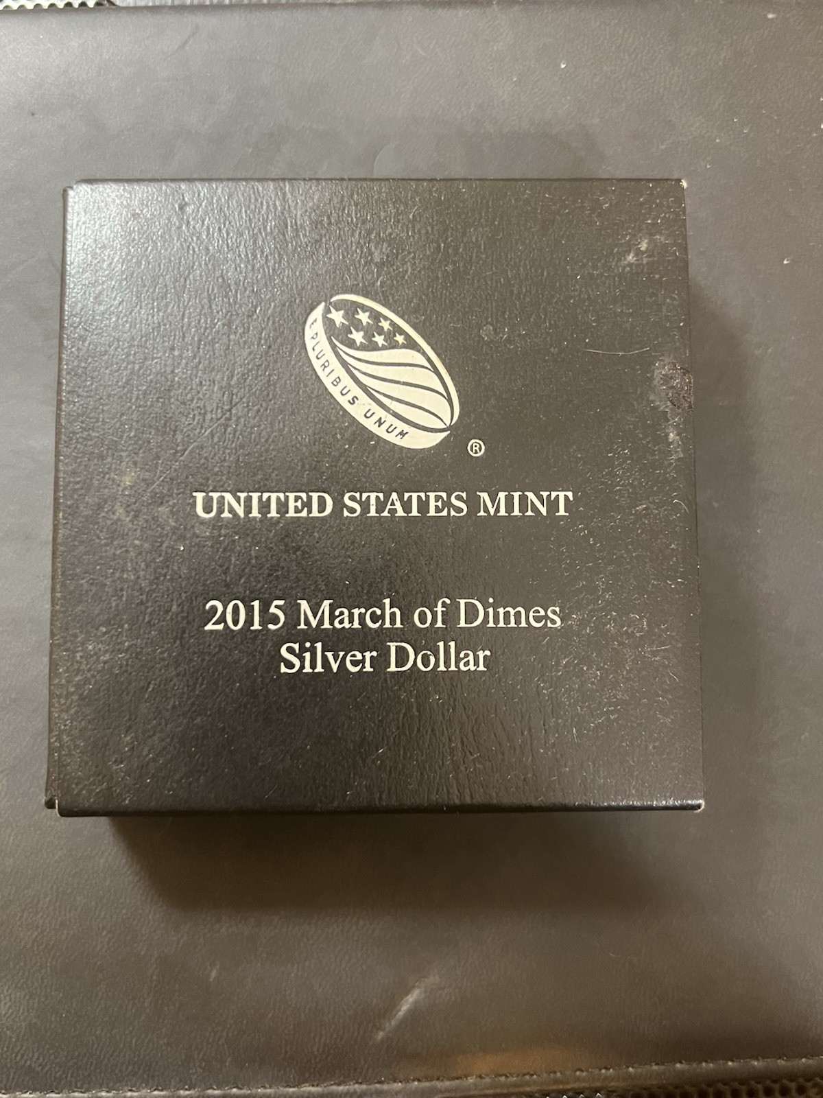 2015-P March of Dimes Commemorative Silver Dollar Uncirculated BU w/ Box & COA