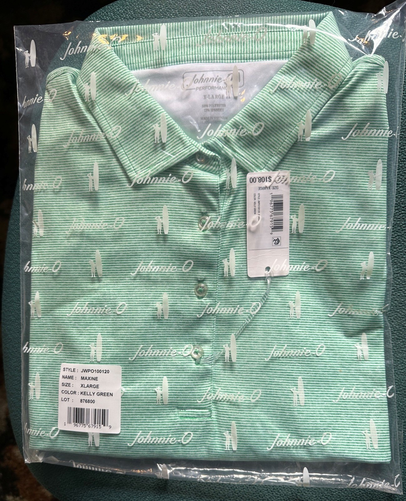 Johnnie-O Women\'s Maxine Featherweight Performance Golf Polo, New, Women XL Johnnie-O Women\'s Maxine Featherweight Performance Golf Polo, New, Women XL