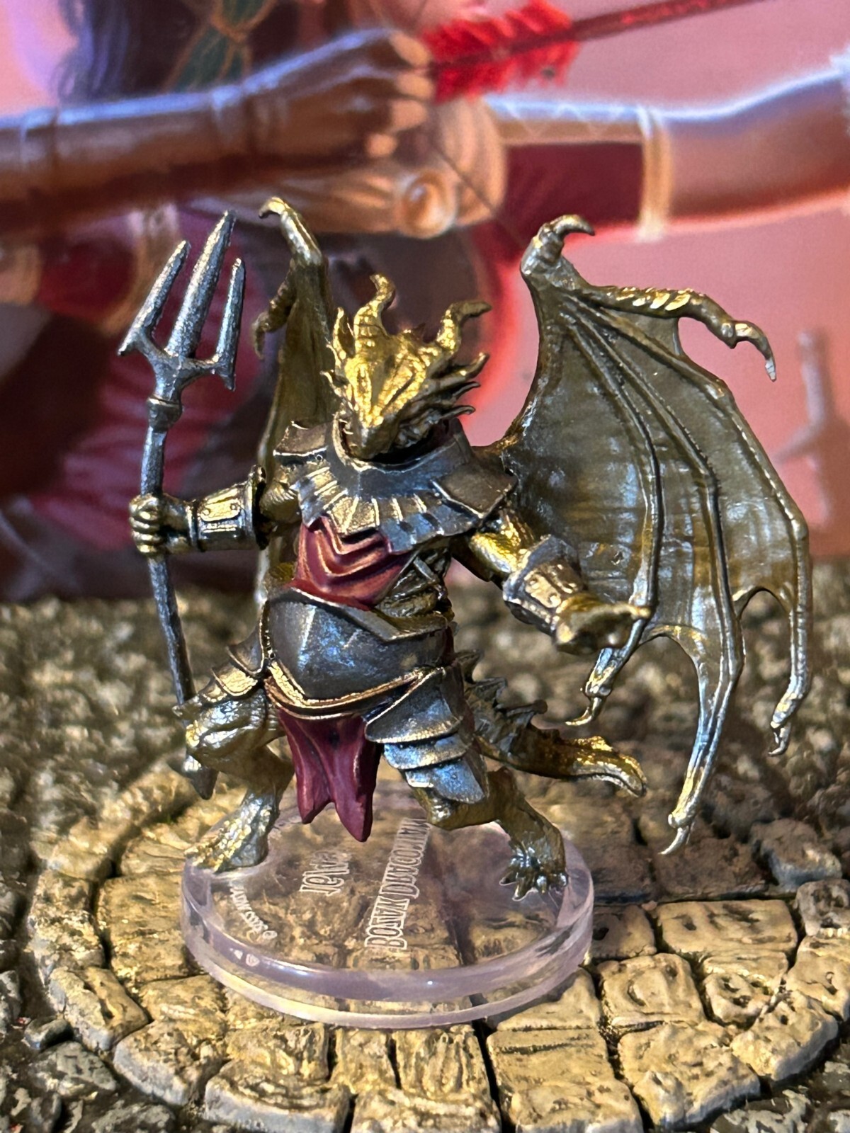 Bozak Draconian D&D Miniature Dungeons Dragons Dragonlance Shadow 16 soldier